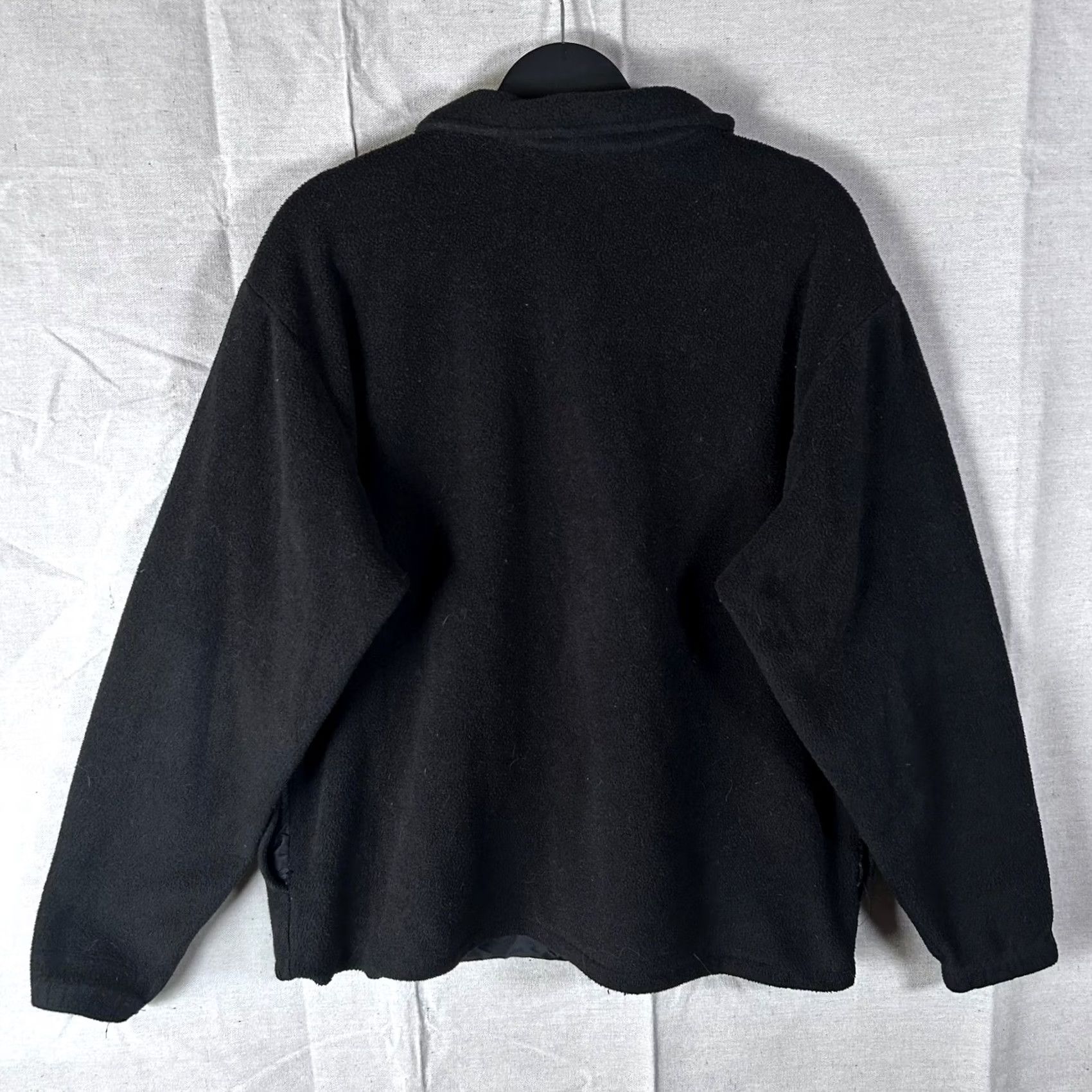 J.Crew Vintage J. Crew Oarsman Fleece Pullover 1/4 Zip Men M Black 90s USA Size US M / EU 48-50 / 2 - 3 Thumbnail