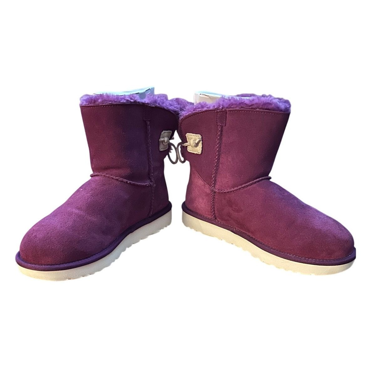 Ugg UGG PREOWNED EXCELLENT CONDITION - Purple suede boots lined Size US 10 / IT 40 - 2 Thumbnail