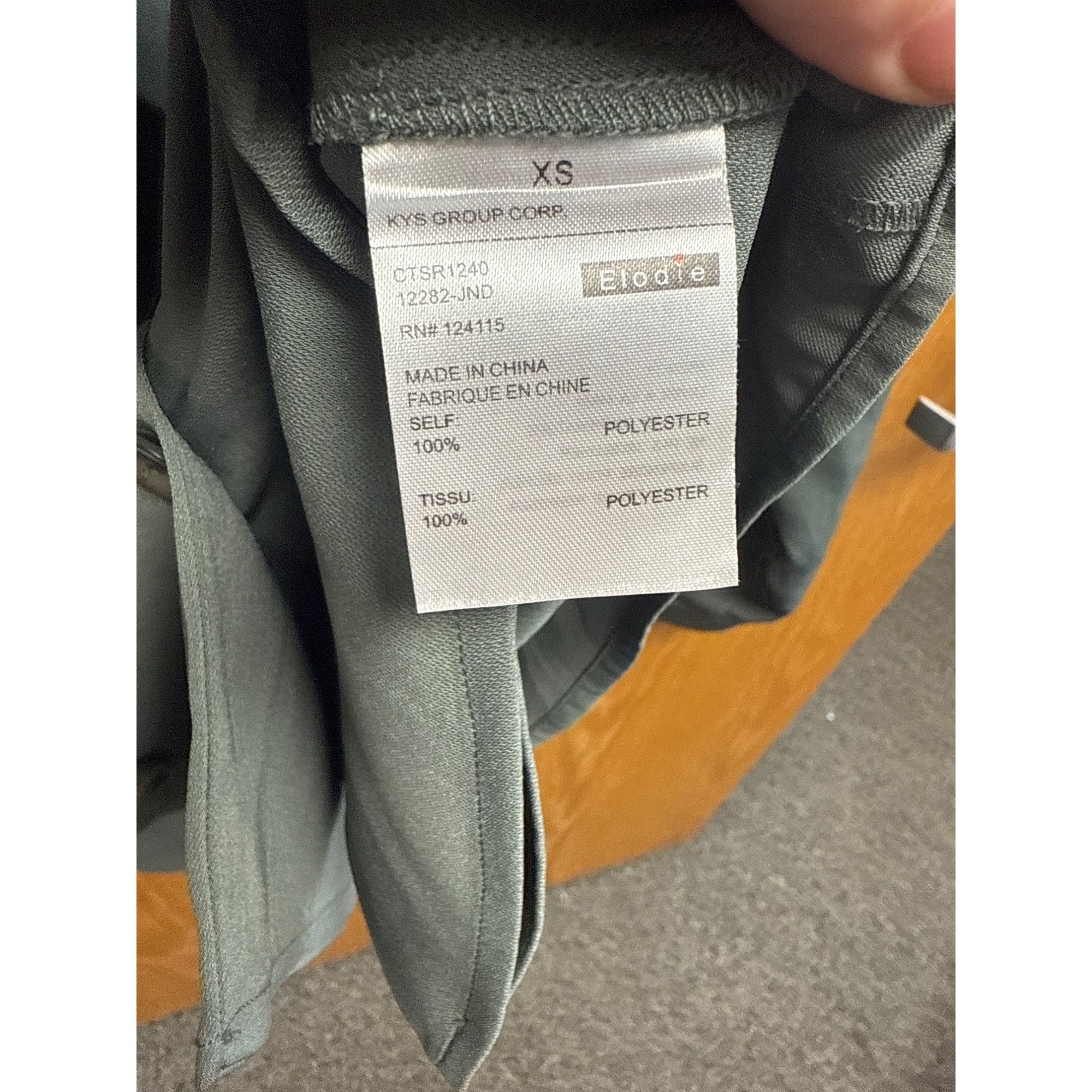 Other Elodie Womens Double-Breasted Blazer Jacket XS Polyester Gre Size XS / US 0-2 / IT 36-38 - 4 Thumbnail