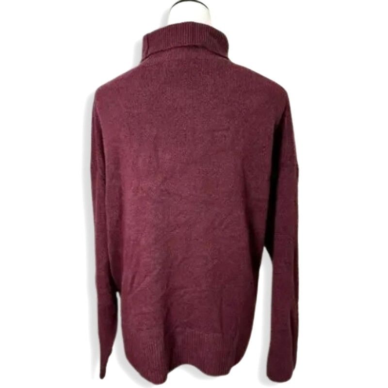 Treasure & Bond Treasure & Bond Sweater Turtleneck Cotton Burgundy W S NWT Size S / US 4 / IT 40 - 5 Thumbnail