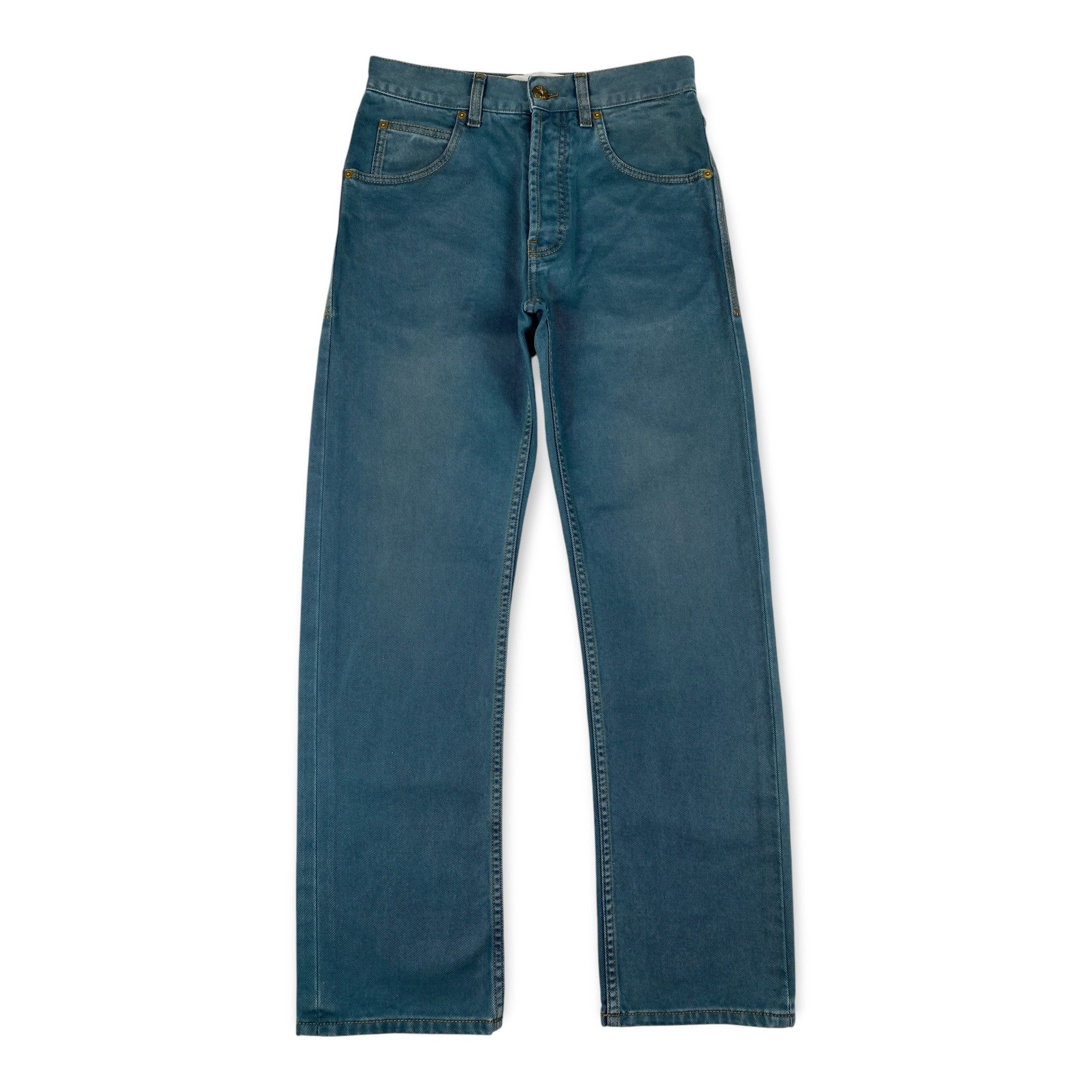 High Waist Straight Denim