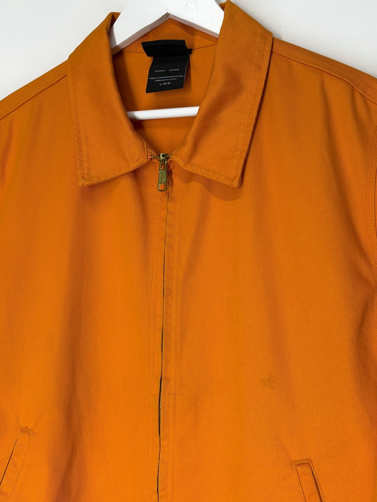 Dickies Vintage 90s Dickies Work Jacket Orange Cotton Size US L / EU 52-54 / 3 - 3 Thumbnail