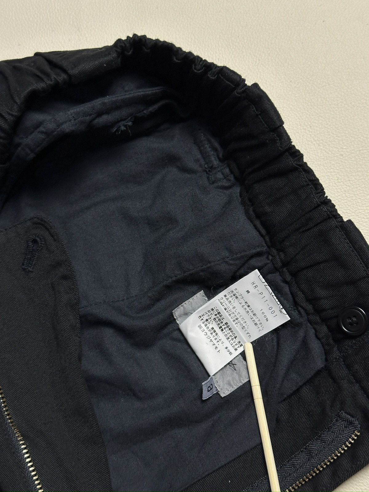 Yohji Yamamoto Yojhi yamamoto black trouser Size US 33 - 10 Thumbnail