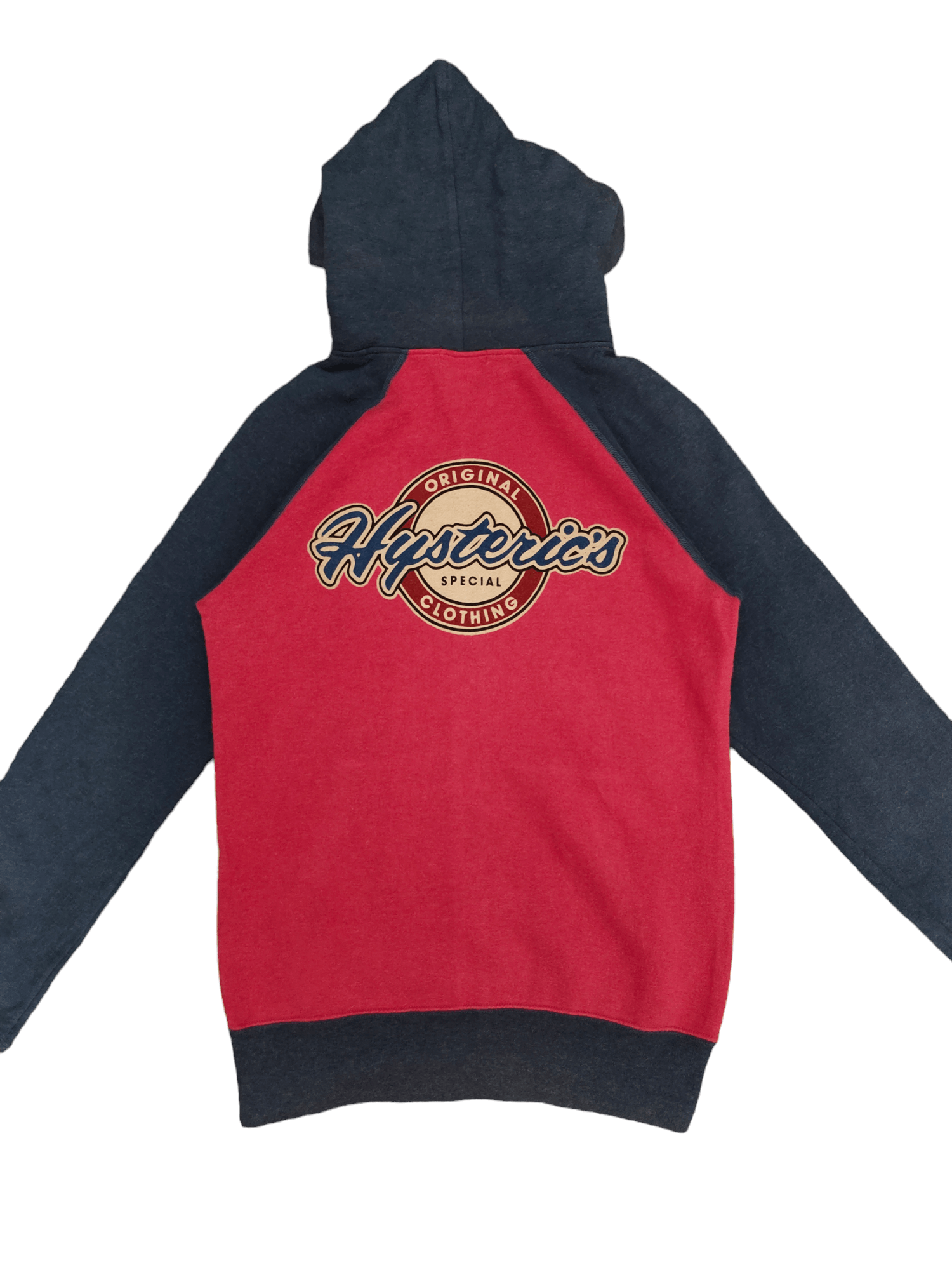 Hysteric Glamour Vintage 90s Hysteric Glamour Logo Special Raglan Hoodies Size US S / EU 44-46 / 1 - 1 Thumbnail