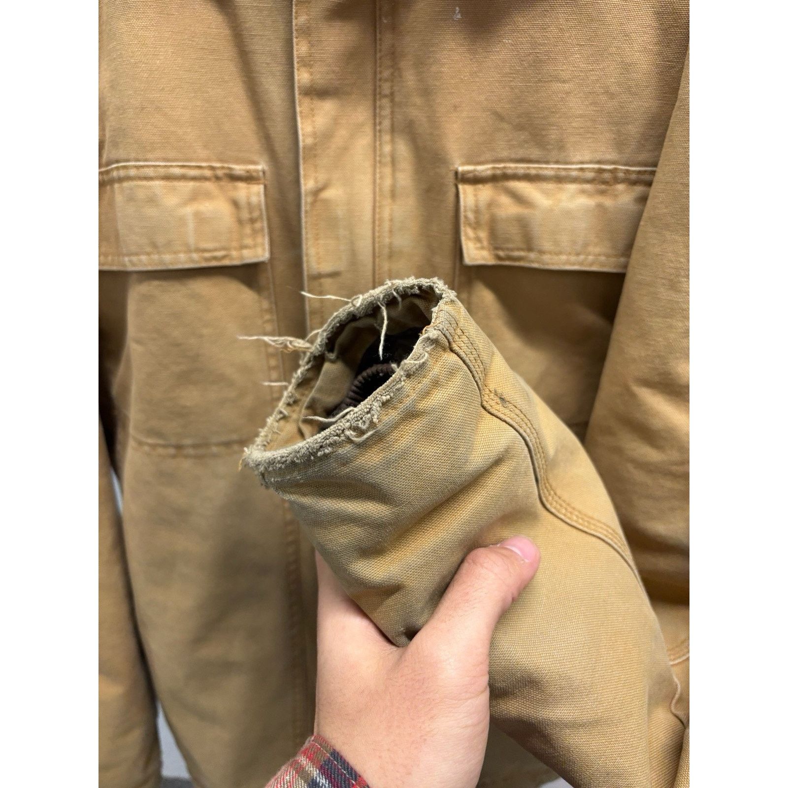 Vintage Berne Apparel Chore Jacket CH416BD Large Tall Size US L / EU 52-54 / 3 - 5 Thumbnail