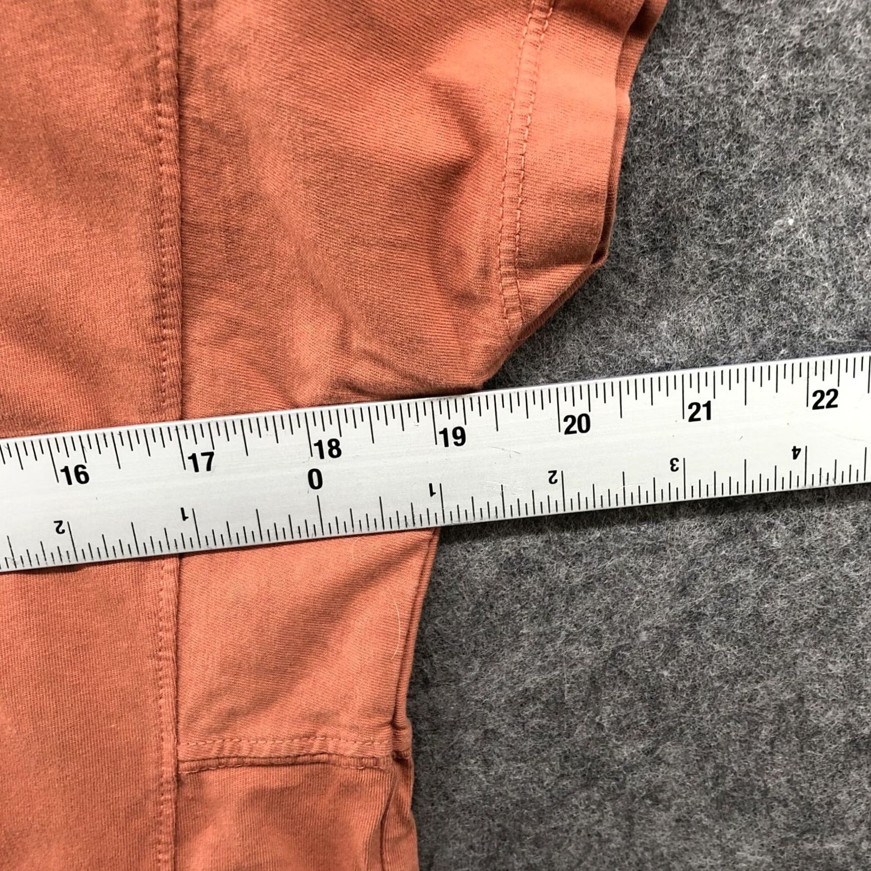 Madewell Madewell Seamed Tee Womens XXS Short Sleeve Peach Relaxed Crewneck T Shirt Size XXS / US 00 / IT 34 - 6 Thumbnail