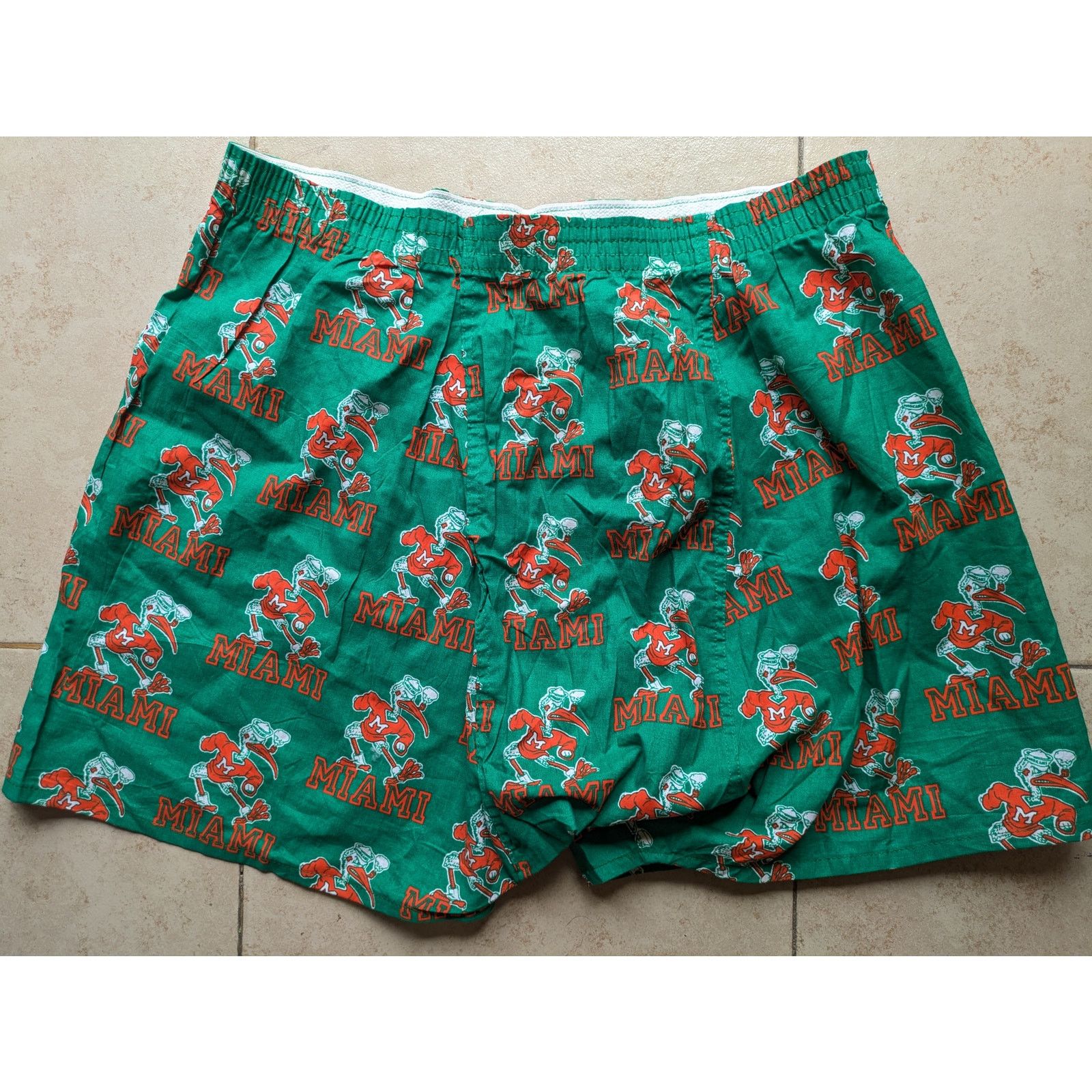 NCAA × Starter Miami Hurricanes 90s SHORTS & Boxer SET football vintage Size US 30 / EU 46 - 6 Thumbnail