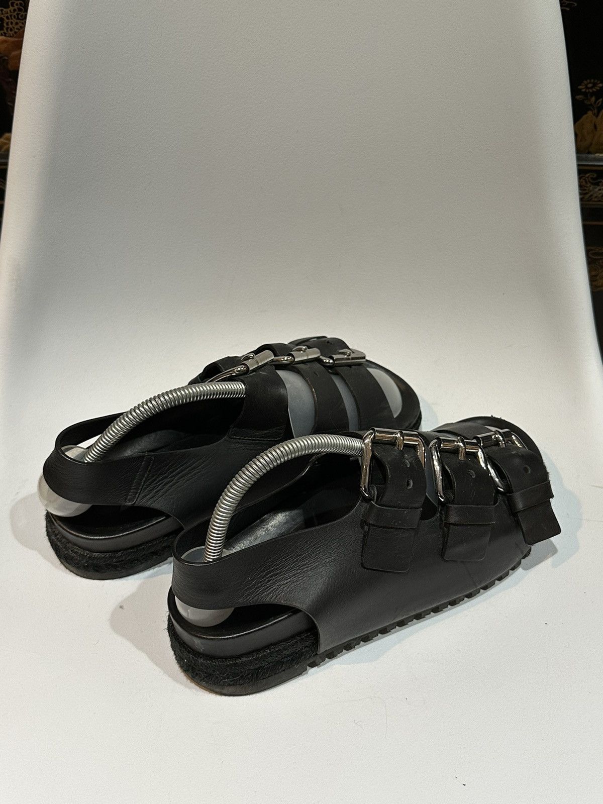Alexander Wang Black Strap Sandals Size US 8 / EU 41 - 4 Thumbnail