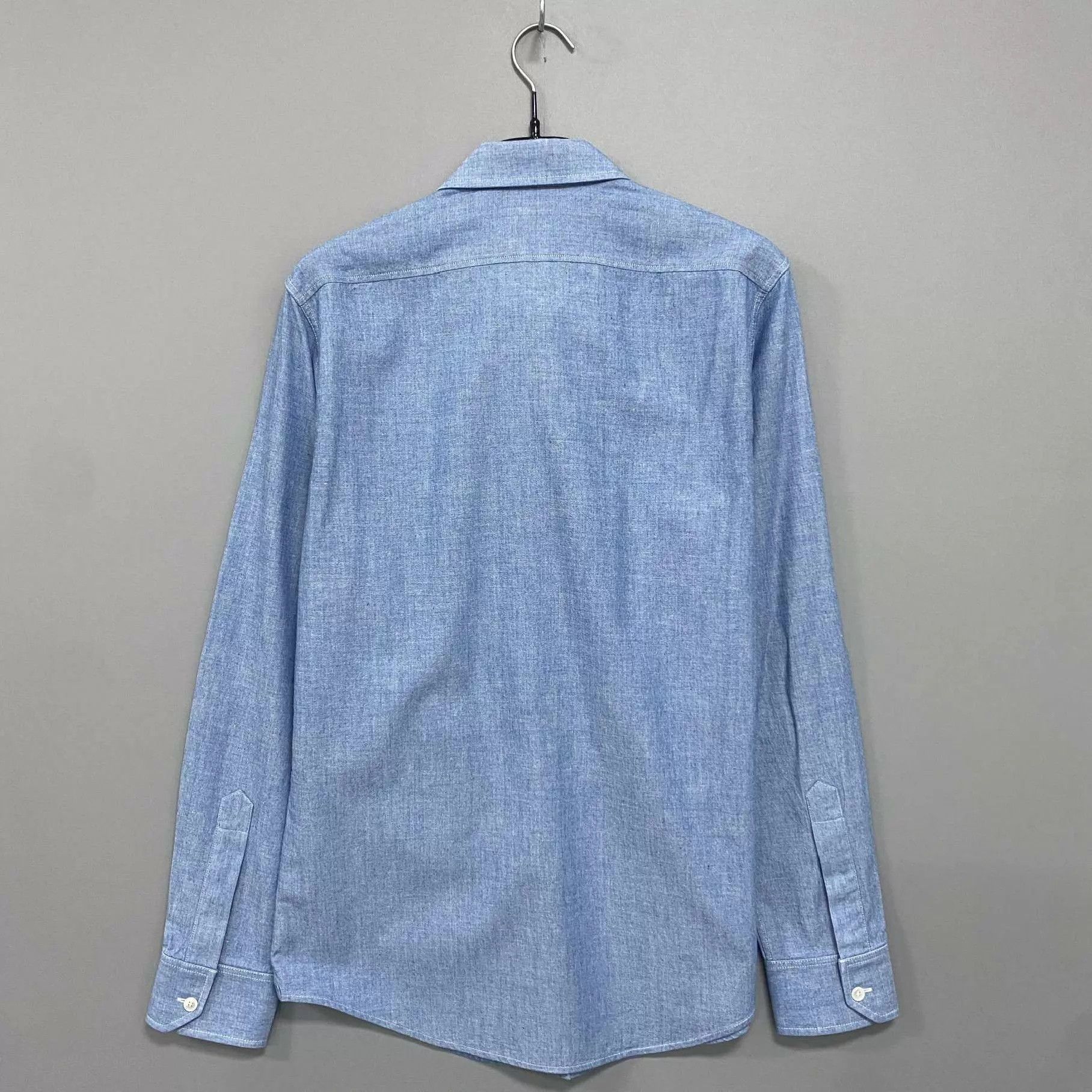 Celine Celine Triomphe Logo Long-Sleeve Shirt 38 Size US S / EU 44-46 / 1 - 3 Thumbnail