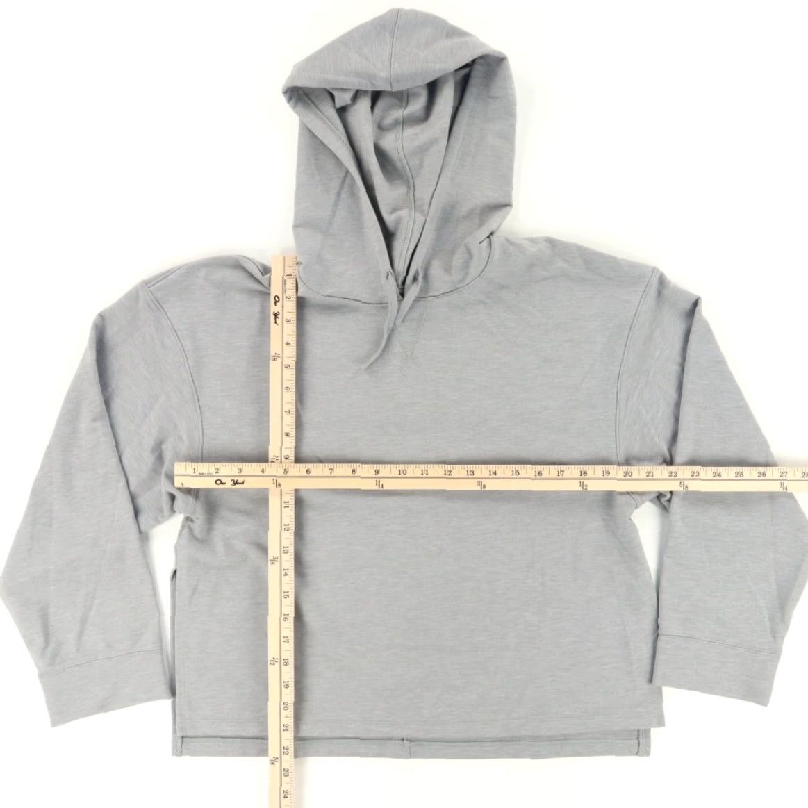 Nike Nike Yoga Dri-Fit Dynamic Fleece Stretch Hoodie Gray Women's S Shirt Size S / US 4 / IT 40 - 3 Thumbnail