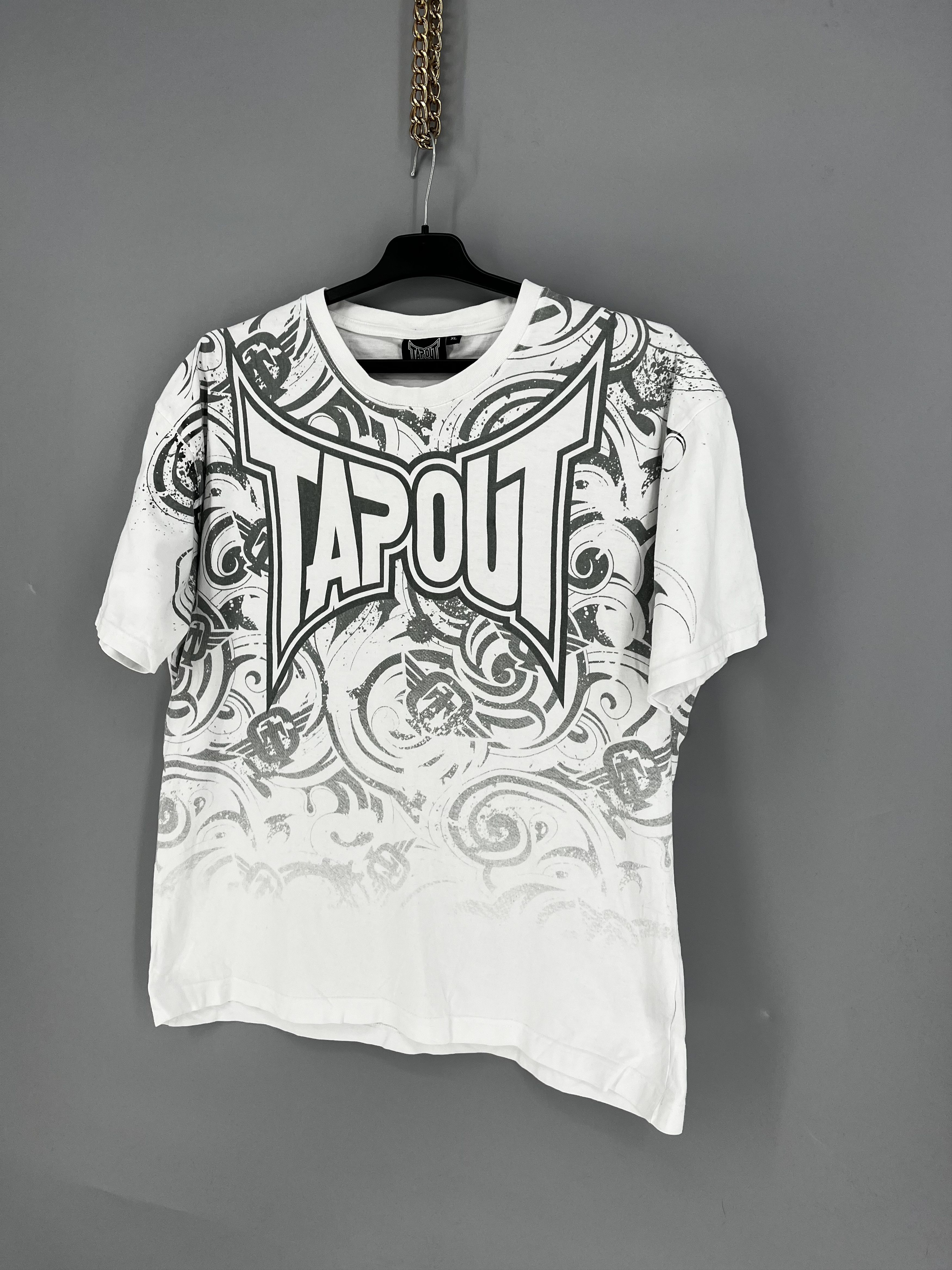 Affliction Vintage Y2K Tapout T shirt Wrestling Tribal Spellout Logo Size US XL / EU 56 / 4 - 3 Thumbnail