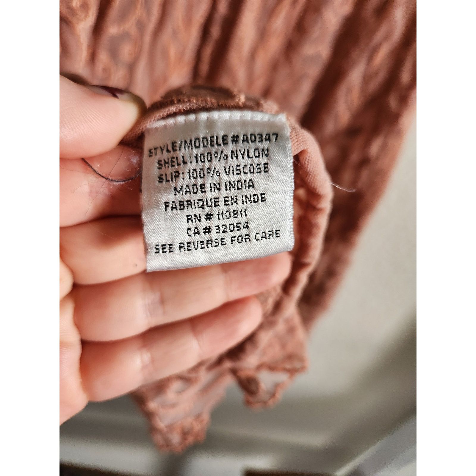 Other Baraschi For Anthropology Semi Sheer Boho Crochet Dress 12 Size XL / US 12-14 / IT 48-50 - 9 Thumbnail