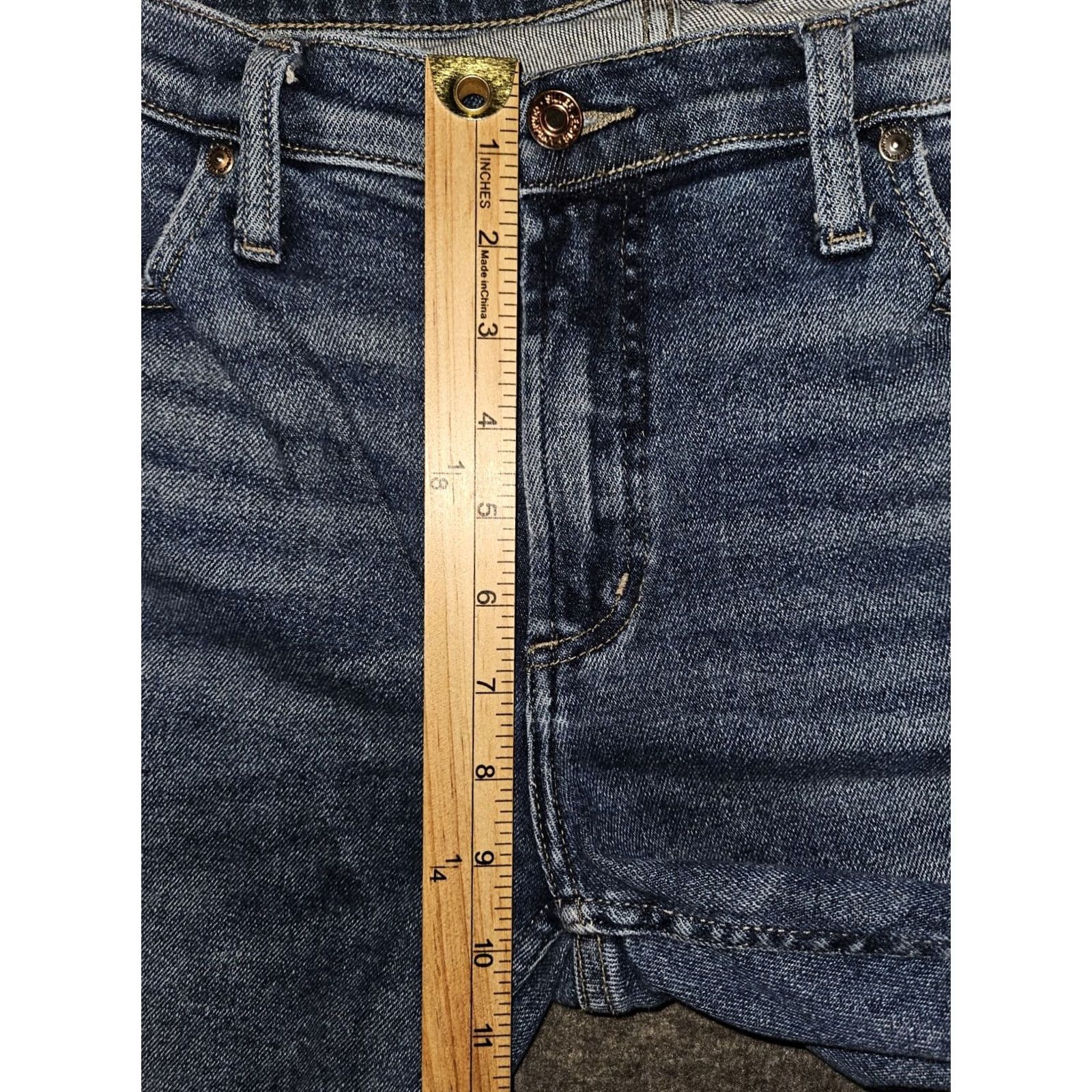 Silver Jeans Co. Silver Jeans Co. Not Your Boyfriend's Jeans Women's 33/27 Mid Rise Distressed Jeans) Size 24" / US 00 / IT 34 - 5 Thumbnail