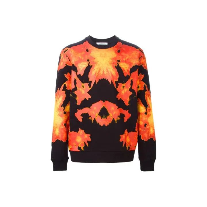 Givenchy Givenchy SS23 Printed Long Sleeve Sweatshirt Size US S / EU 44-46 / 1 - 1 Thumbnail