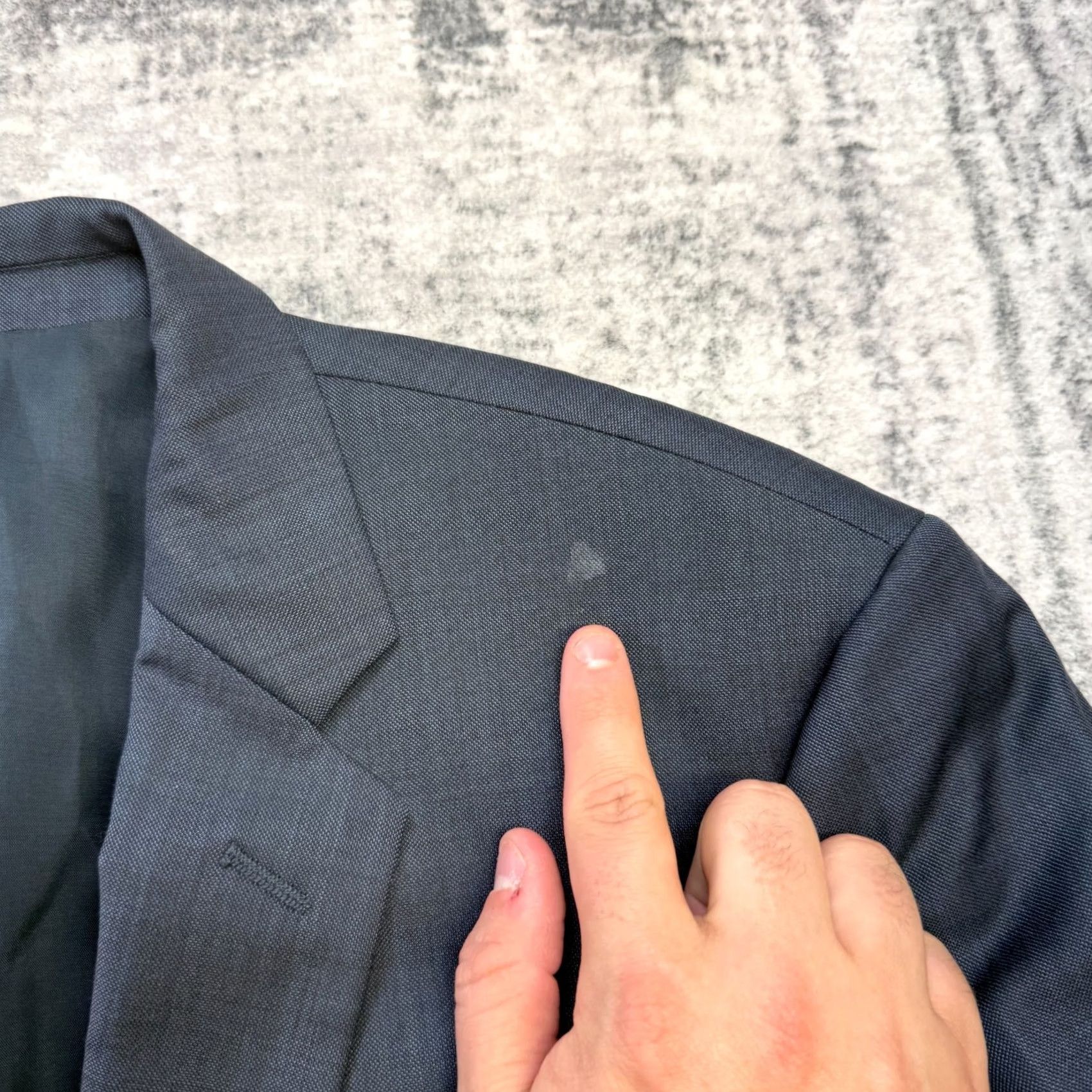 J.Crew J.CREW Blazer Mens 42R Blue Wool Lined Notch Lapel Two-Button Single-Breasted Jacket Blazer Formal Shirt Suit Coat Jacket Sports Coat Size 42R - 3 Thumbnail