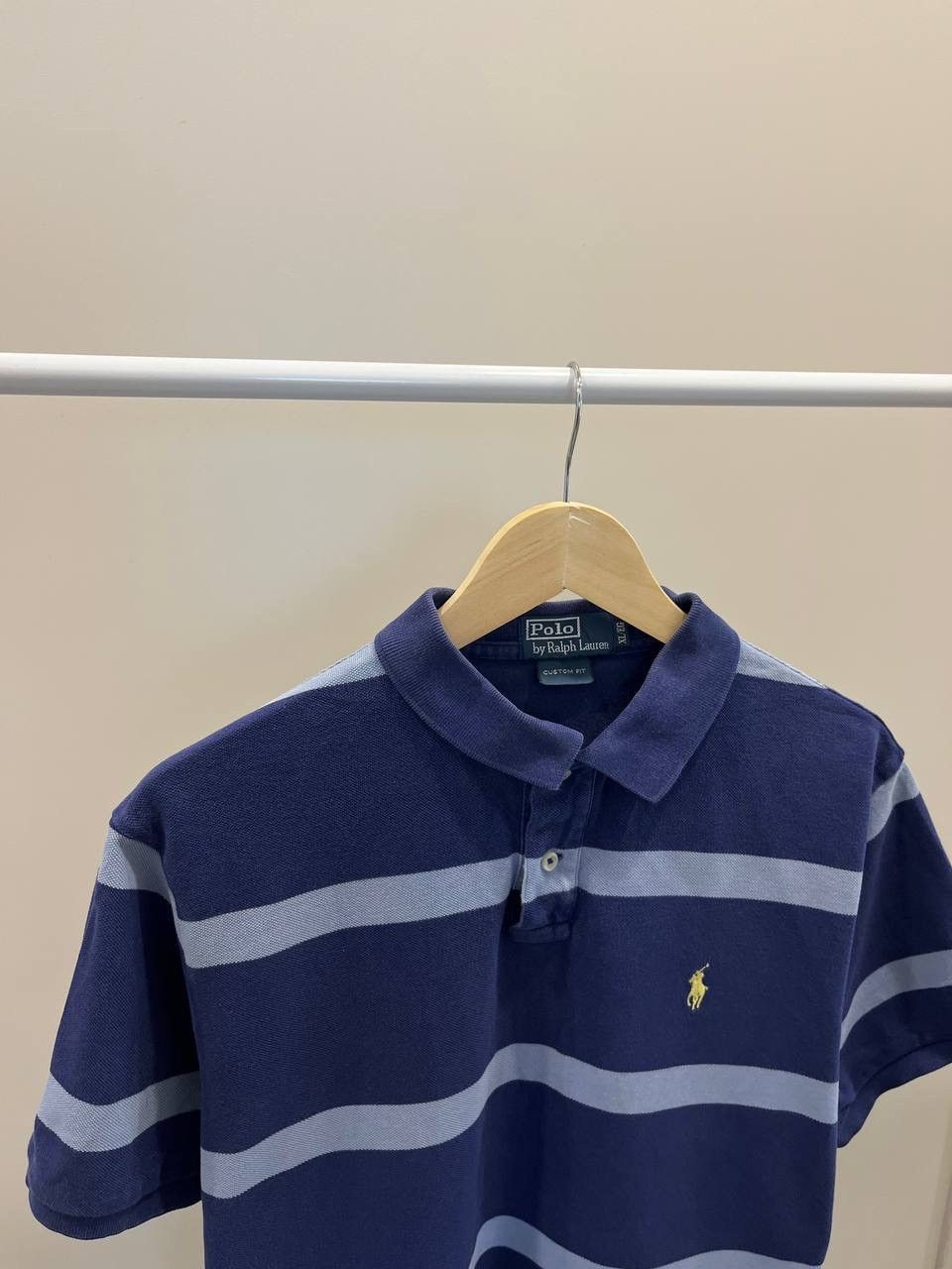 Polo Ralph Lauren Vintage 90s Polo Ralph Lauren Rugby Pocket Earth Tone Blue Size US XL / EU 56 / 4 - 1 Thumbnail