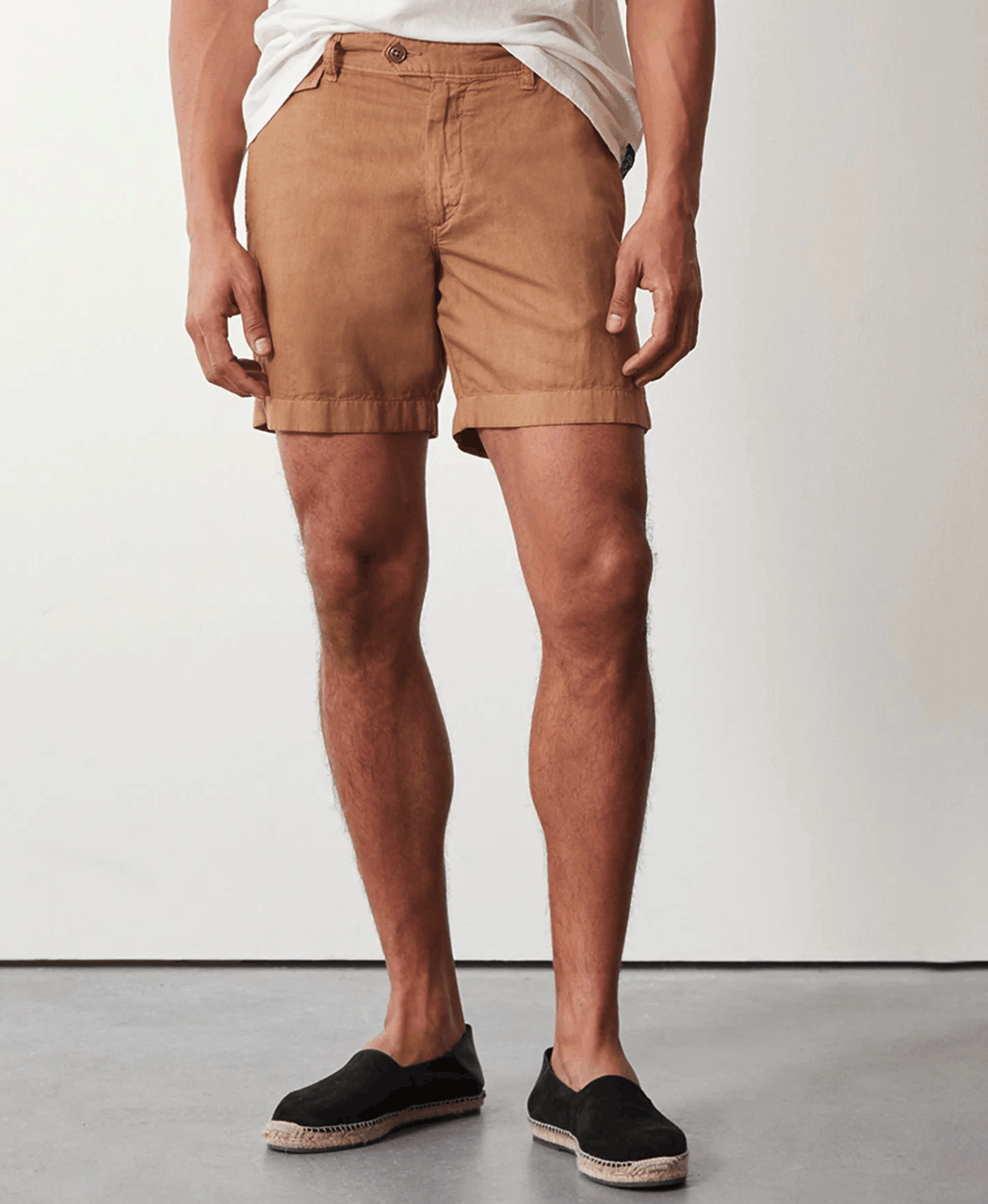 Todd Snyder Todd Snyder 7" Cotton-Linen Hudson Short COPPER $148 33" Size US 33 - 2 Thumbnail