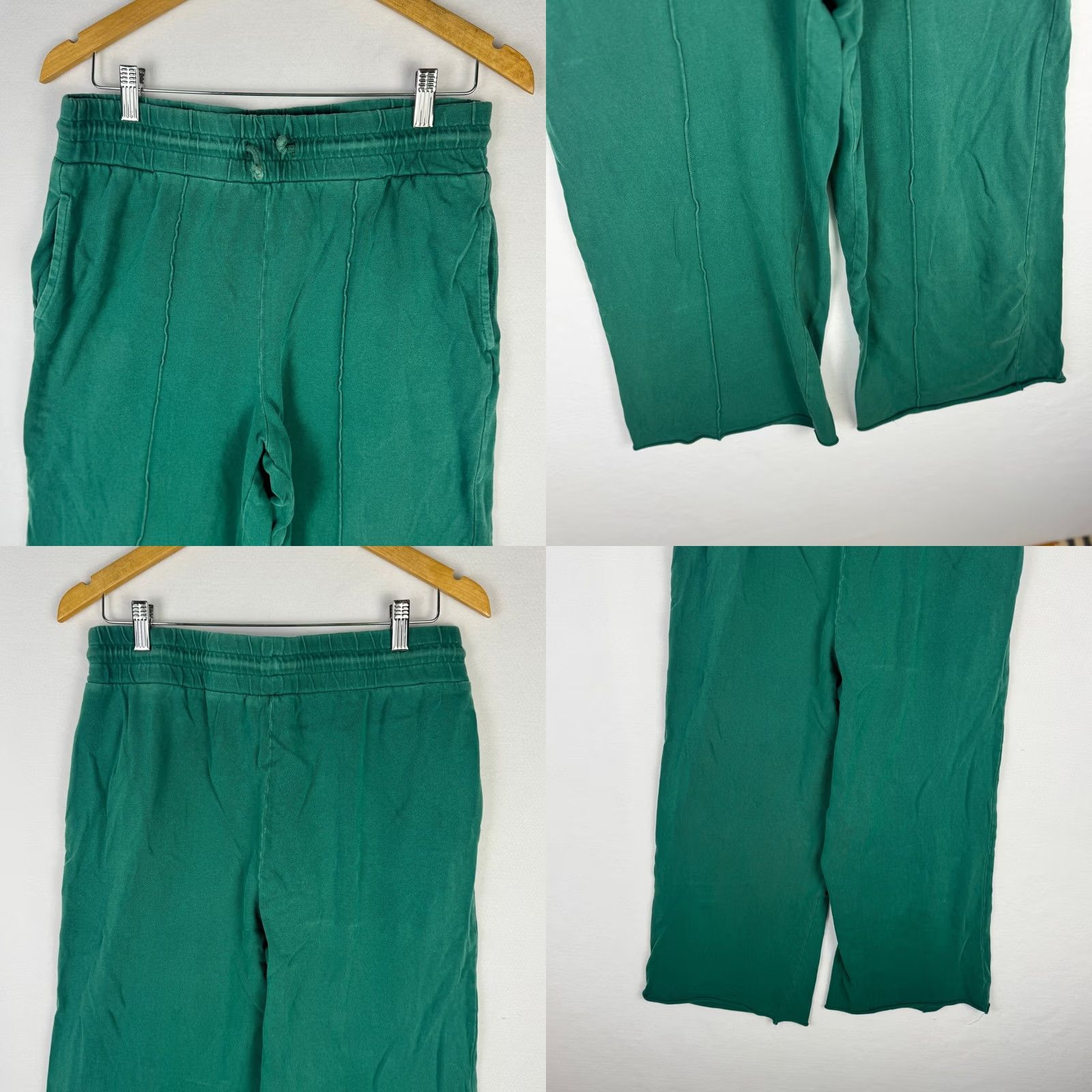 Doublet VINTAGE Double Zero Green Wide Leg Sweatpants Mystical Medium Lounge Pants Size 32" / US 10 / IT 46 - 8 Thumbnail