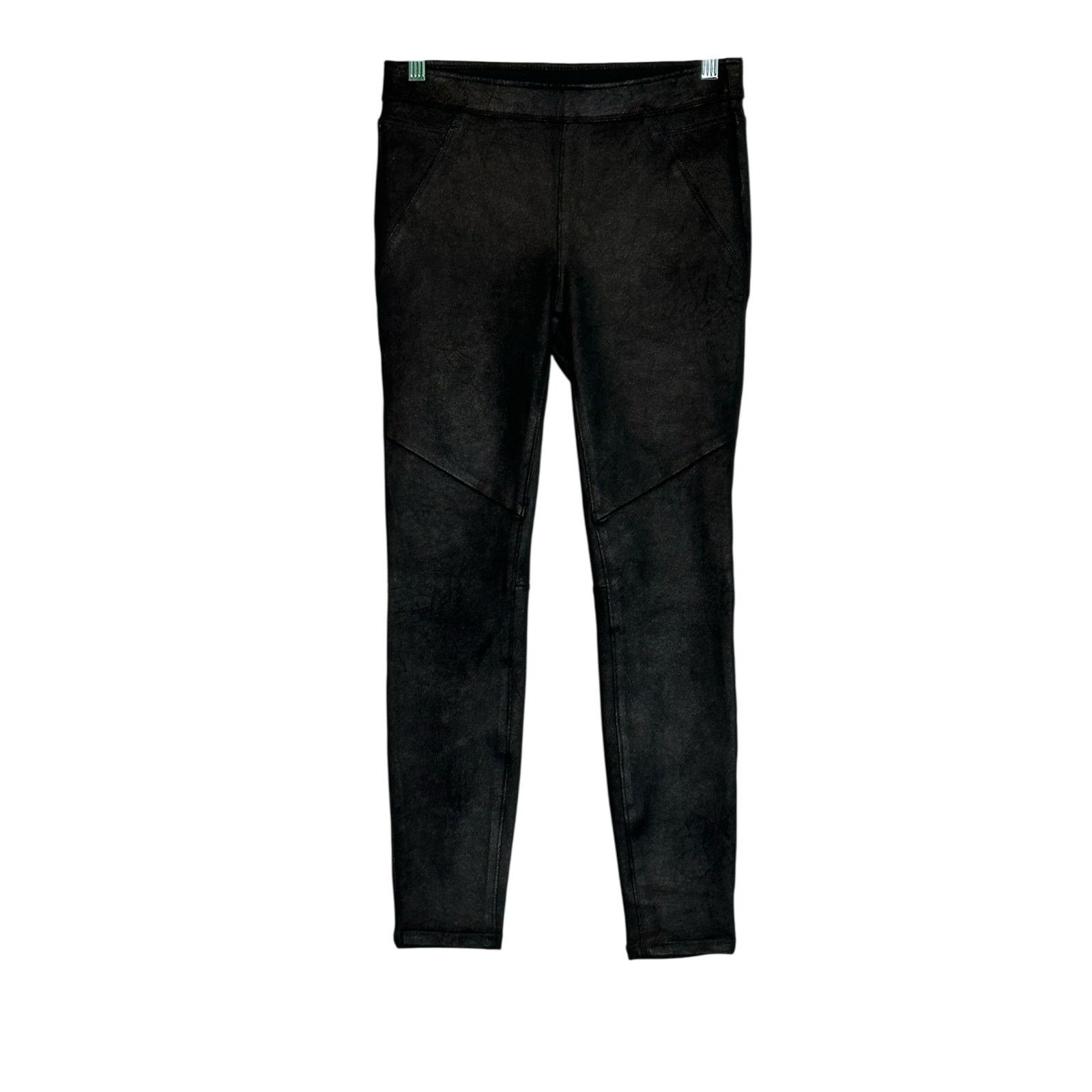 Free People Free People Faux Suede Leather Moto Leggings Pants Size 4 Size 27" / US 4 / IT 40 - 18 Thumbnail