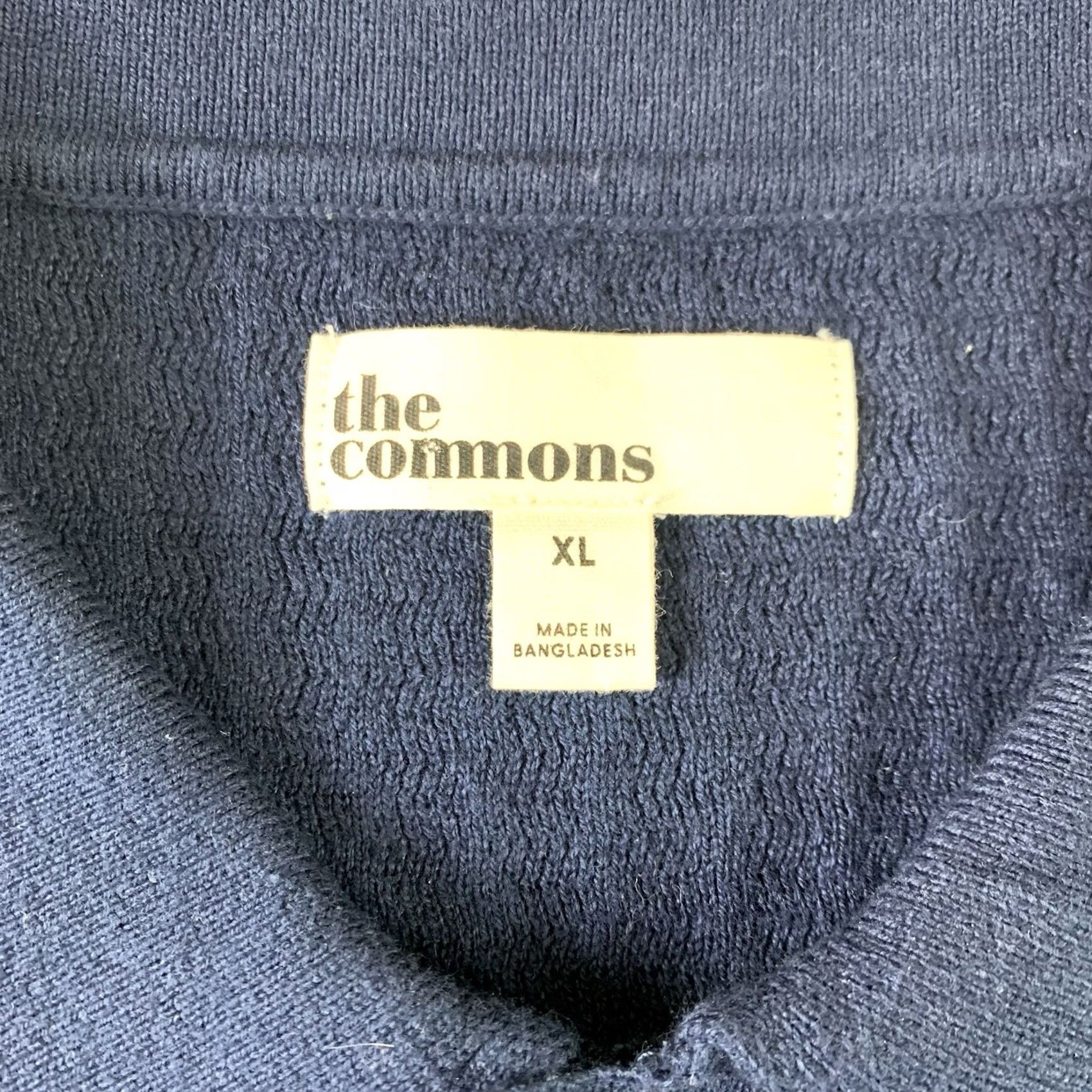 Vintage the Commons Shirt Mens XL Blue Knit Button-Up Casual Short sleeve Size US XL / EU 56 / 4 - 2 Thumbnail