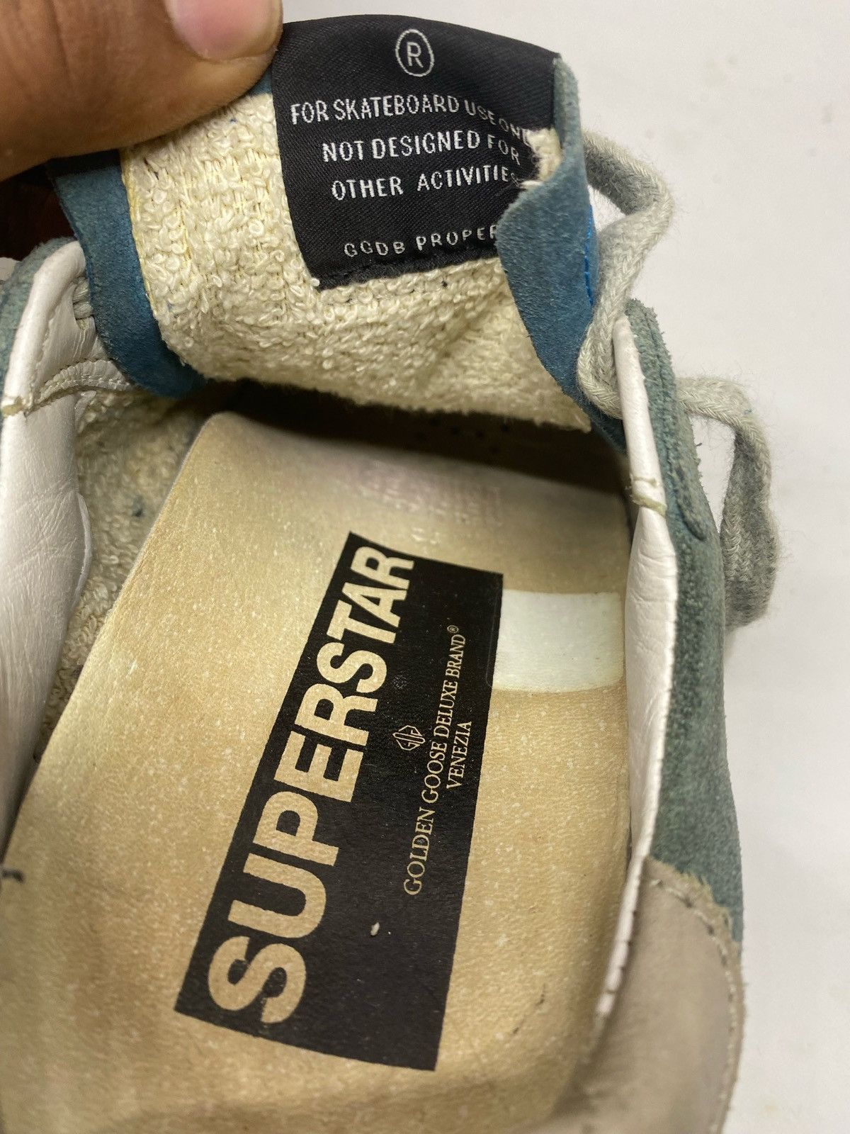 Golden Goose ggdb superstar light blue size 36GOLDEN GOOSE Deluxe Brand Size US 6 / IT 36 - 8 Thumbnail