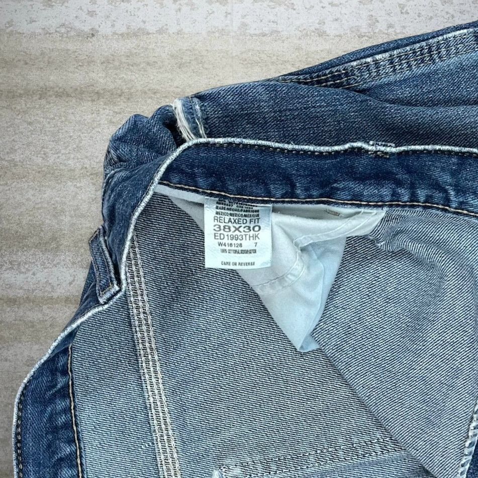 Dickies Vintage 90s Dickies Carpenter Jean 38x30 Relaxed Medium Wash Size US 38 / EU 54 - 4 Thumbnail