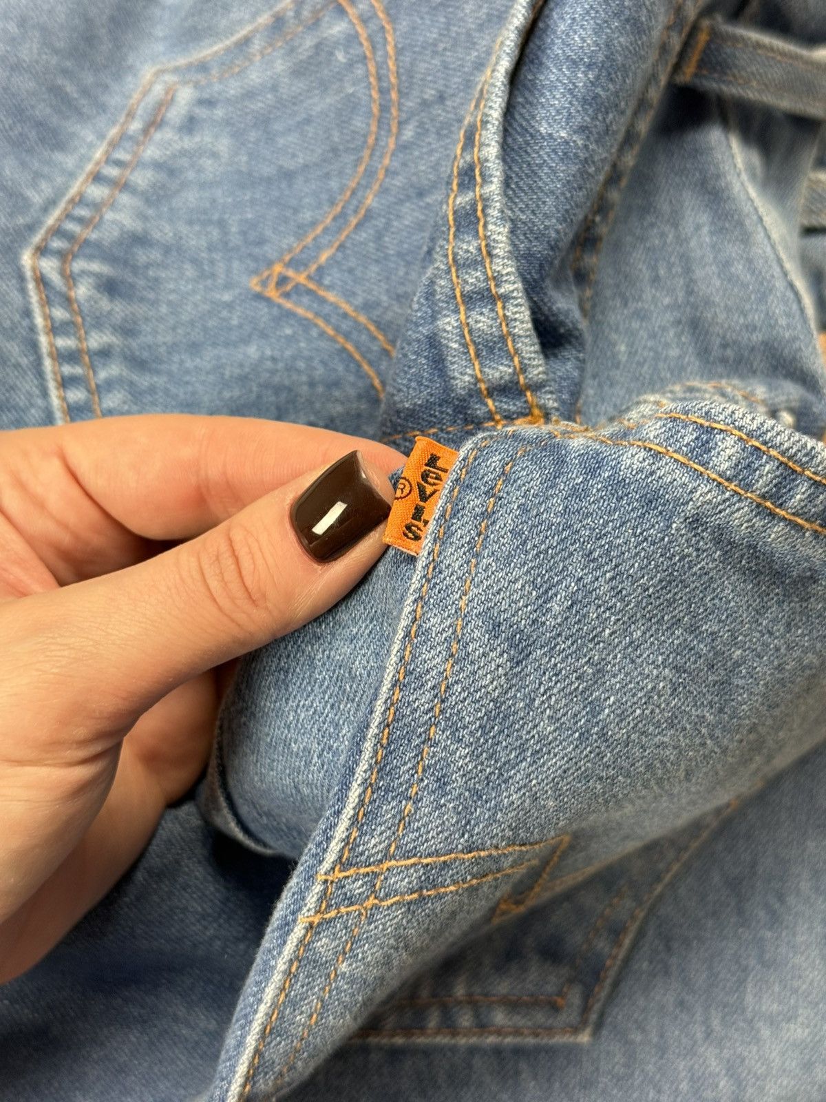 Levi's Vintage Clothing LVC Levi’s Vintage Clothing 684 Orange Tab Flared Jeans Size 26" / US 2 / IT 38 - 25 Thumbnail