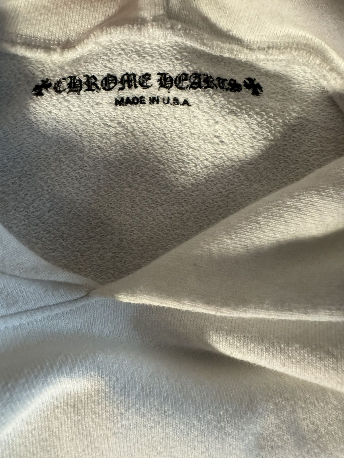 Chrome Hearts × Matty Boy Chrome Heart White Flag Hoodie Size US L / EU 52-54 / 3 - 3 Thumbnail