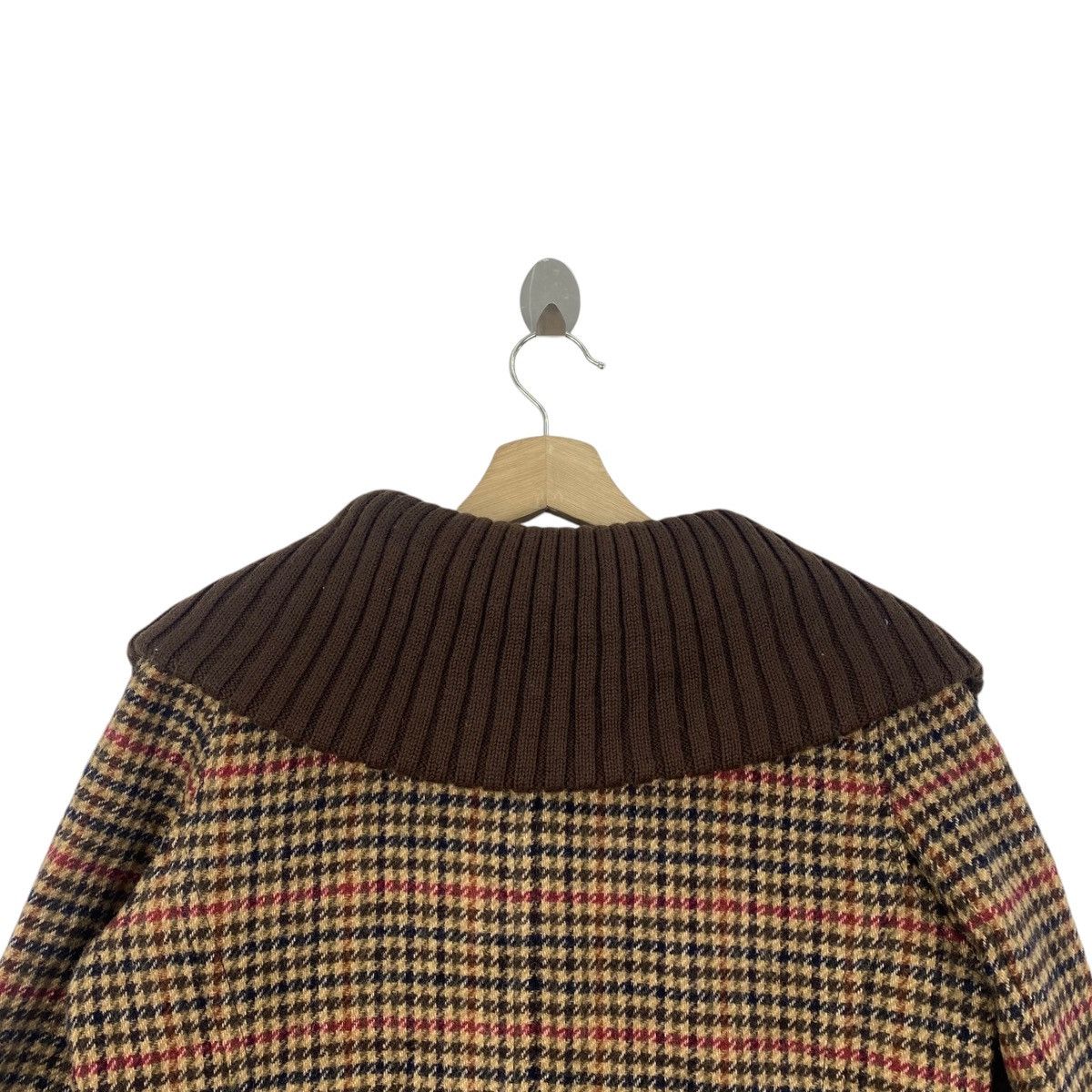 Hysteric Glamour Vintage HYSTERIC GLAMOUR Punk Check Button Up Wool Brown Size US S / EU 44-46 / 1 - 4 Thumbnail
