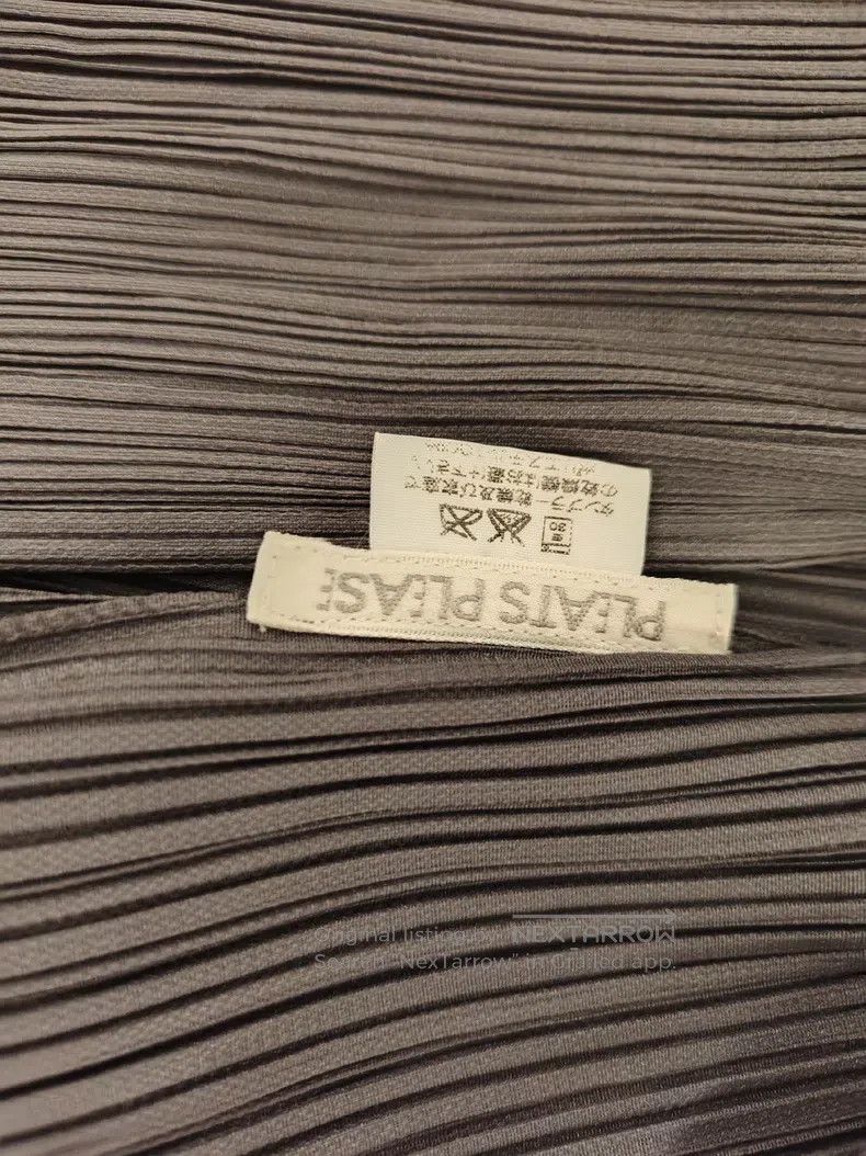 Issey Miyake Issey Miyake Gray Dress Size L / US 10 / IT 46 - 2 Thumbnail