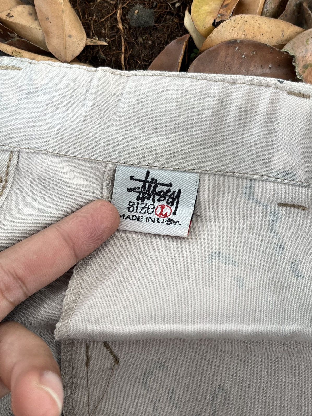 Stussy Vintage Stussy Faded Cargo Camo Jorts Size US 34 / EU 50 - 6 Thumbnail