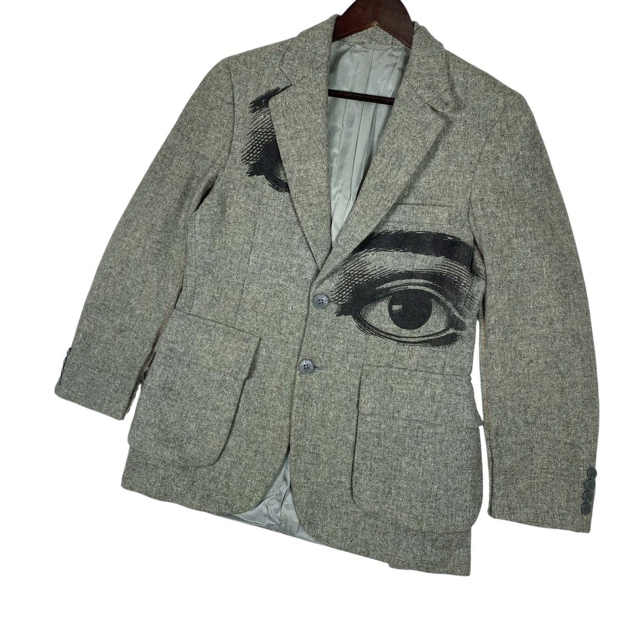 Libertine Libertine FALL 2004 RUNWAY Eye Graphic Blazer Size 38S - 4 Thumbnail