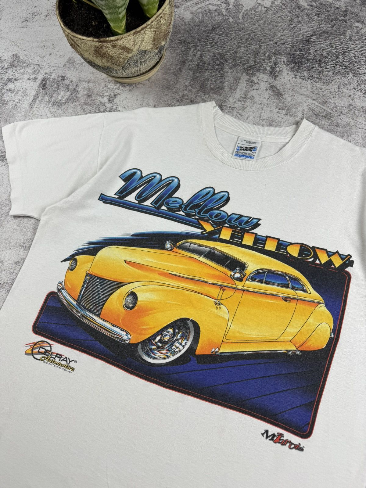 Other Mellow Yellow Honda 1997 Delray Moto Formula 1 T Shirt Tee Size US L / EU 52-54 / 3 - 11 Thumbnail