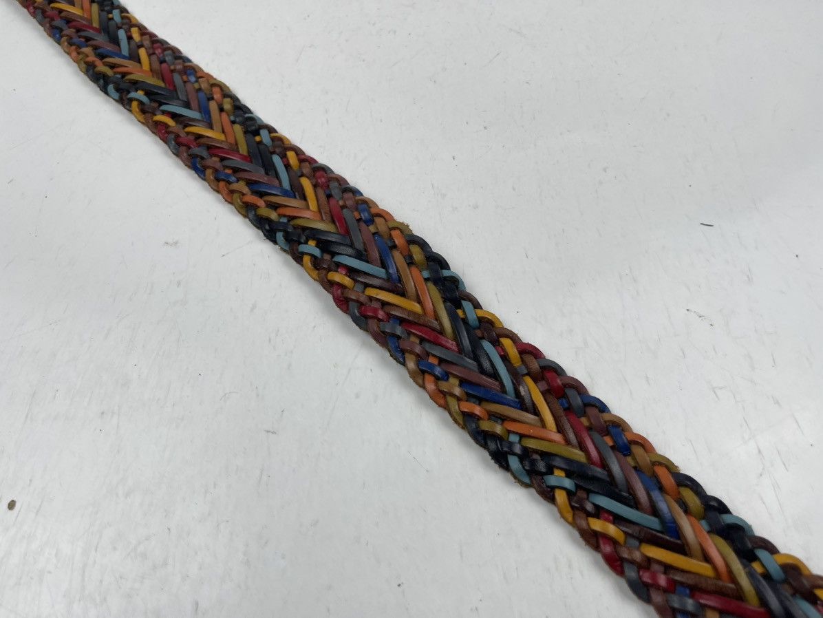 Seditionaries super rare multicolour leather belt tc43 Size 36 - 5 Thumbnail