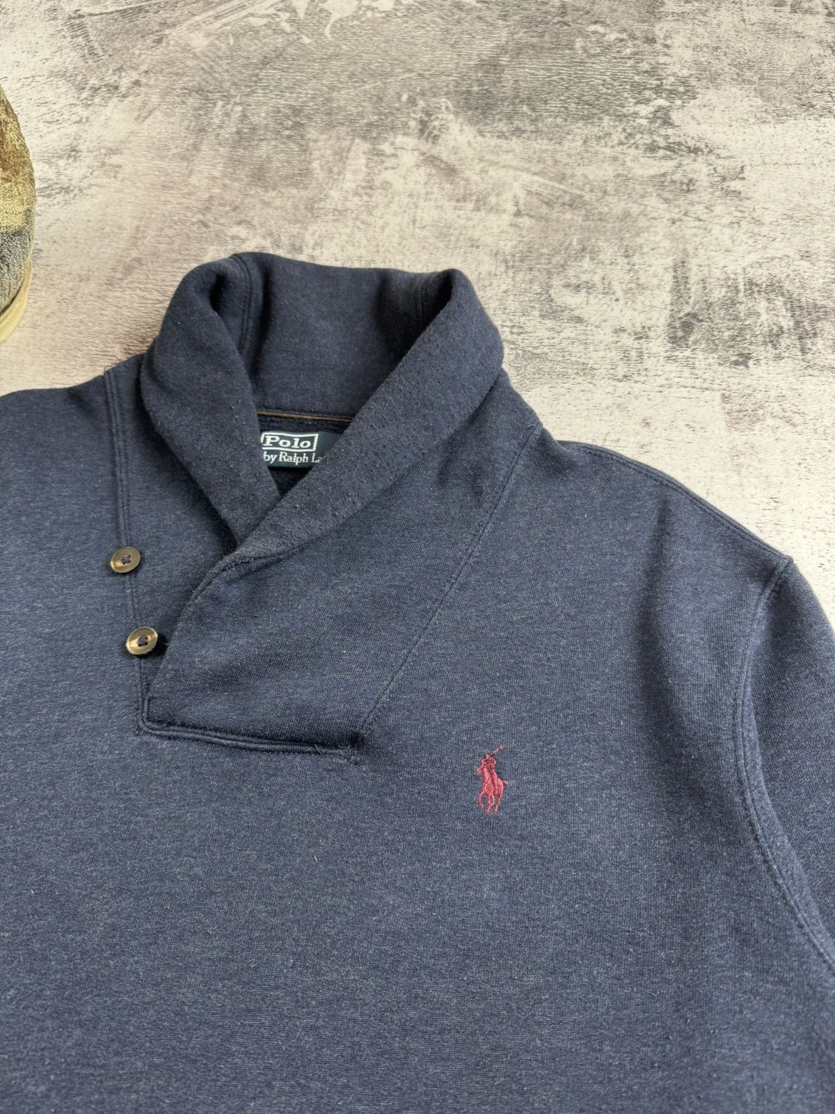 Polo Ralph Lauren Ralph Lauren Cowl Neck Cardigan Collar Sweatshirt Pullover Size US L / EU 52-54 / 3 - 6 Thumbnail