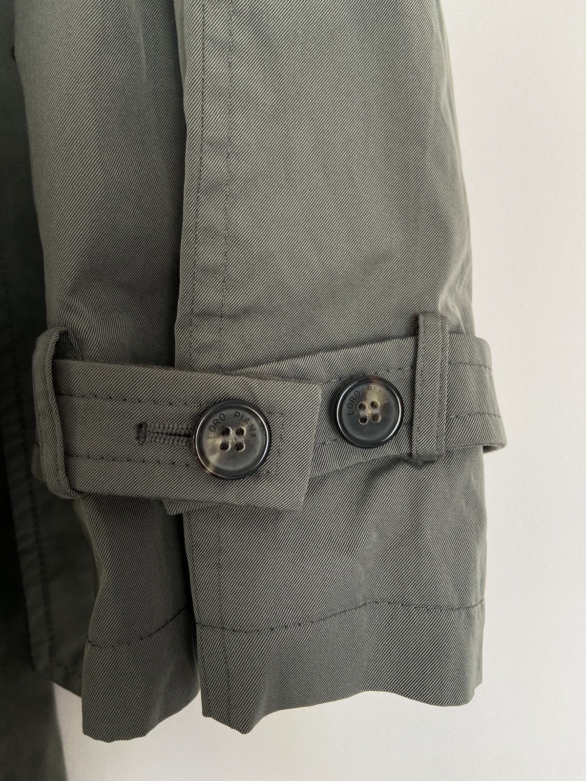 Loro Piana Loro Piana Light Olive Stormey Trench Tecno Coat Size US XXL / EU 58 / 5 - 2 Thumbnail