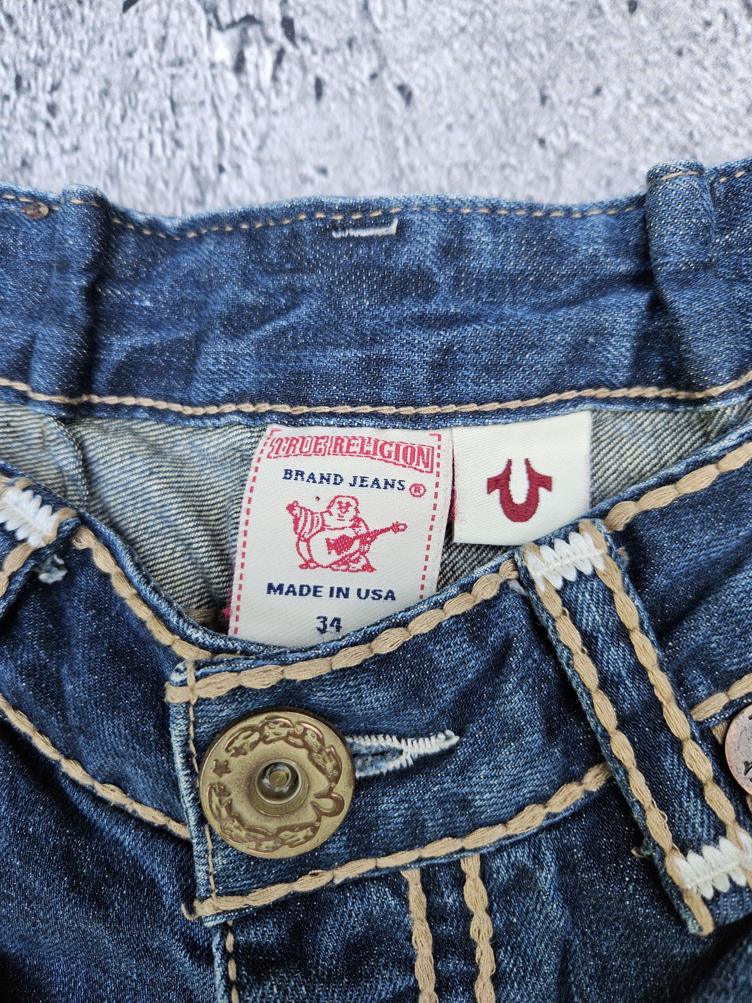True Religion True religion back flap contrast stitch washed denim Size US 34 / EU 50 - 12 Thumbnail