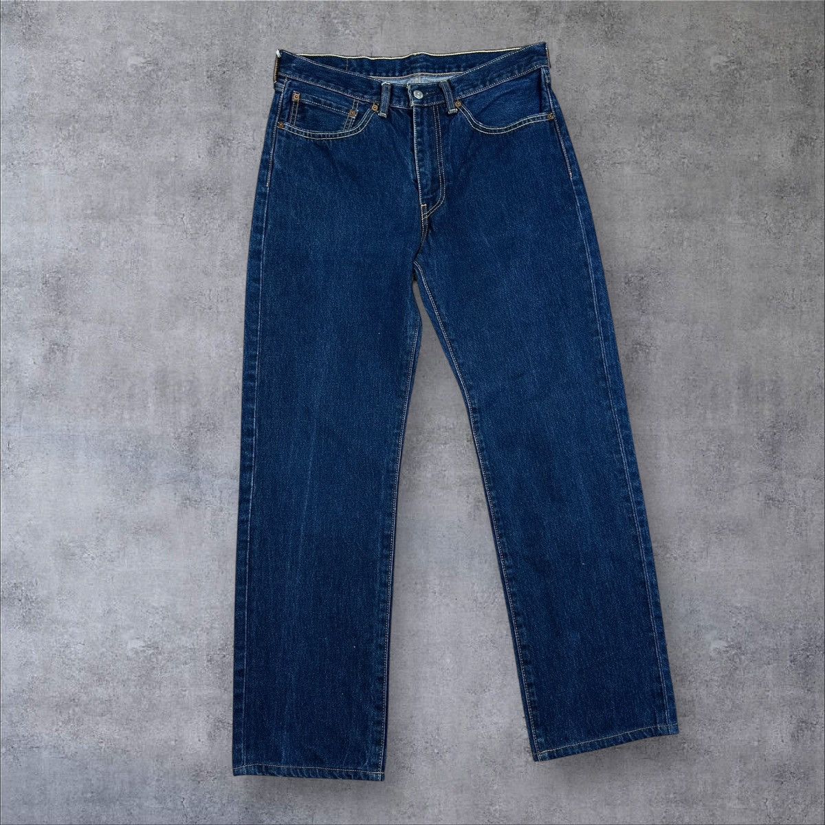 Levi's × Vintage Vintage Levi’s 751Jeans W34 L32 Navy Blue Denim Pants Size US 34 / EU 50 - 2 Thumbnail