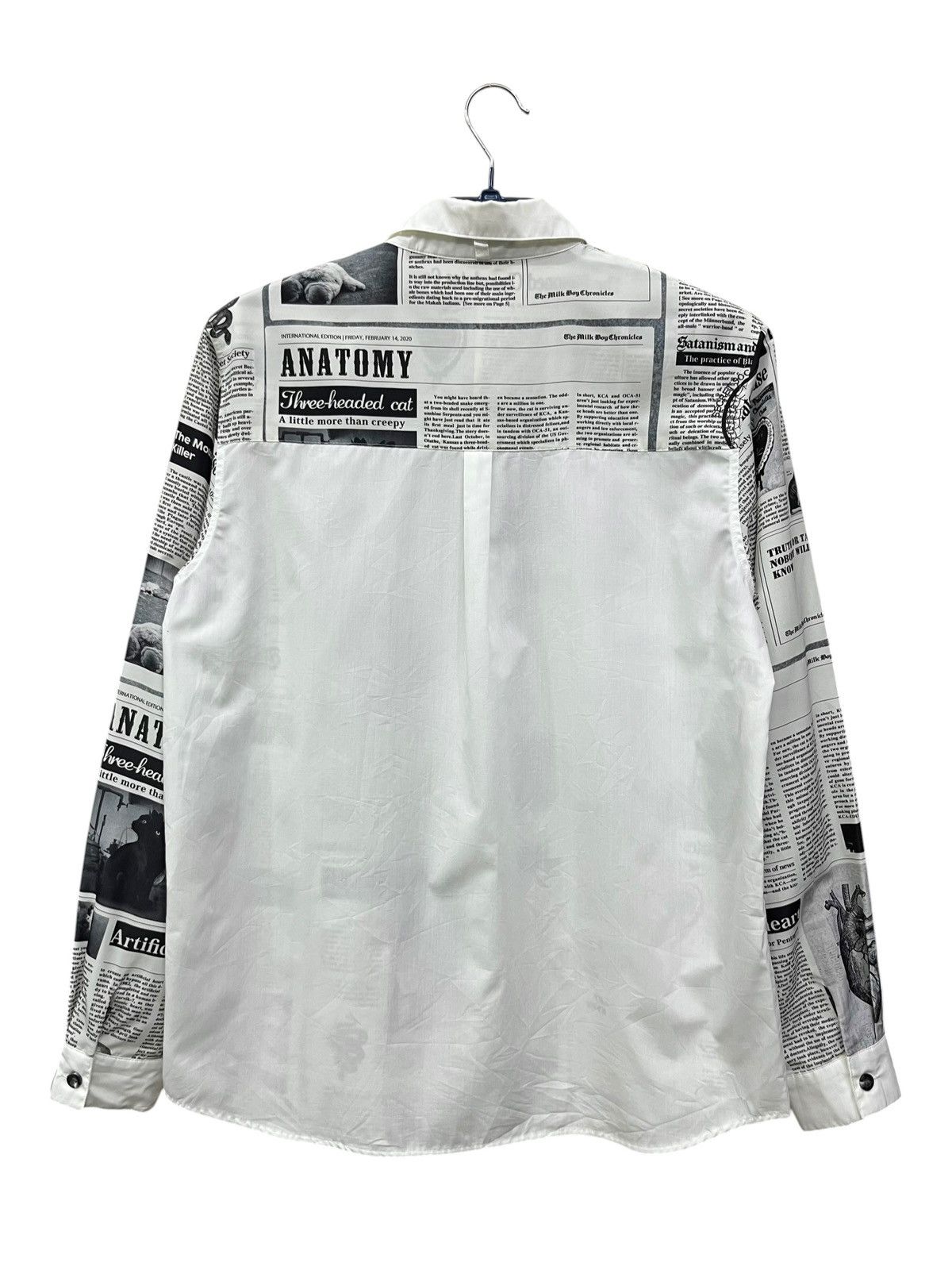Fashion Victim Milkboy Japan Chaos Newspaper Shirt Galliano Core Size US M / EU 48-50 / 2 - 5 Thumbnail