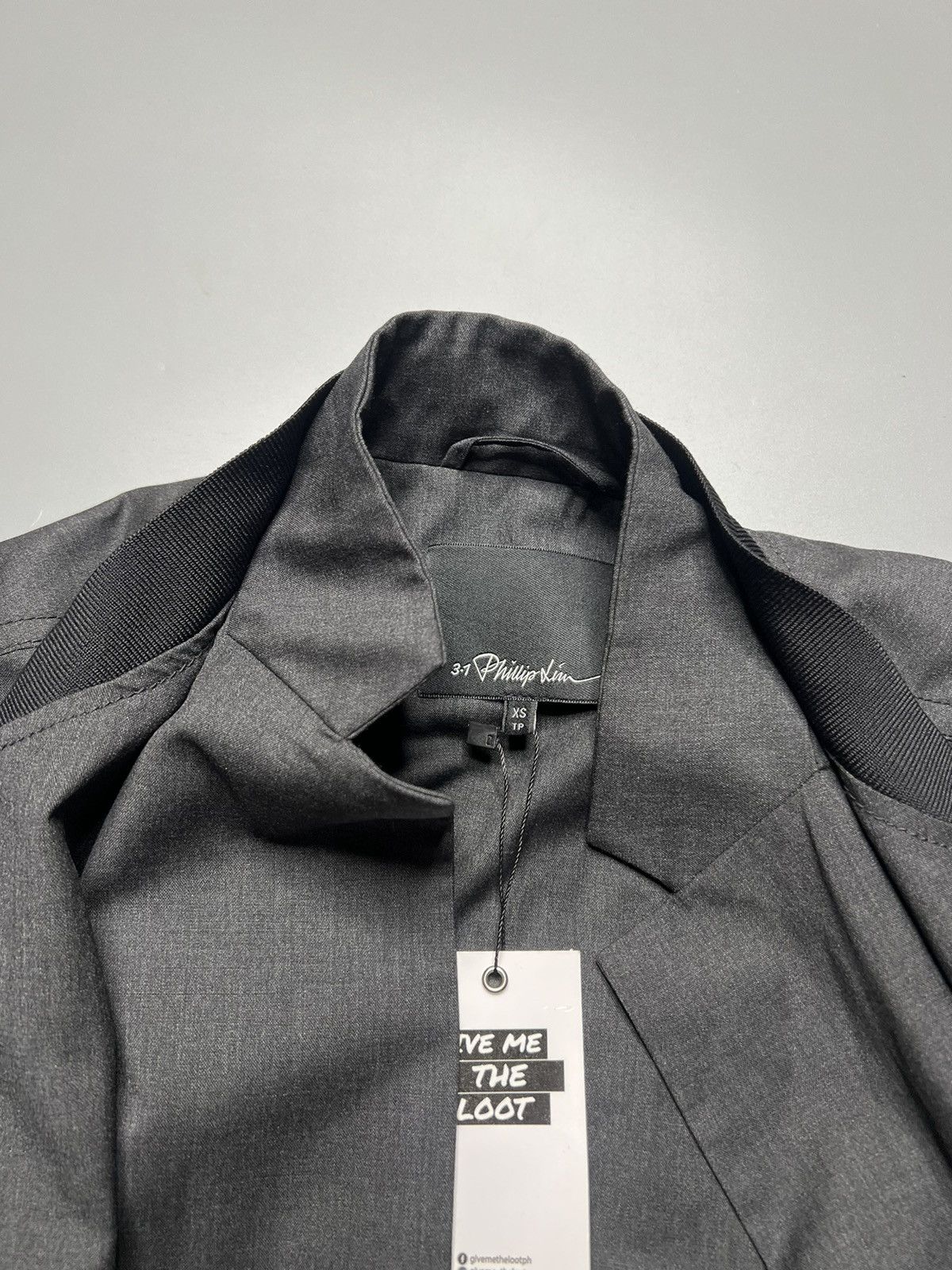 3.1 Phillip Lim Philip Lim Double Layered Wool Bomber Coat Size US XS / EU 42 / 0 - 6 Thumbnail