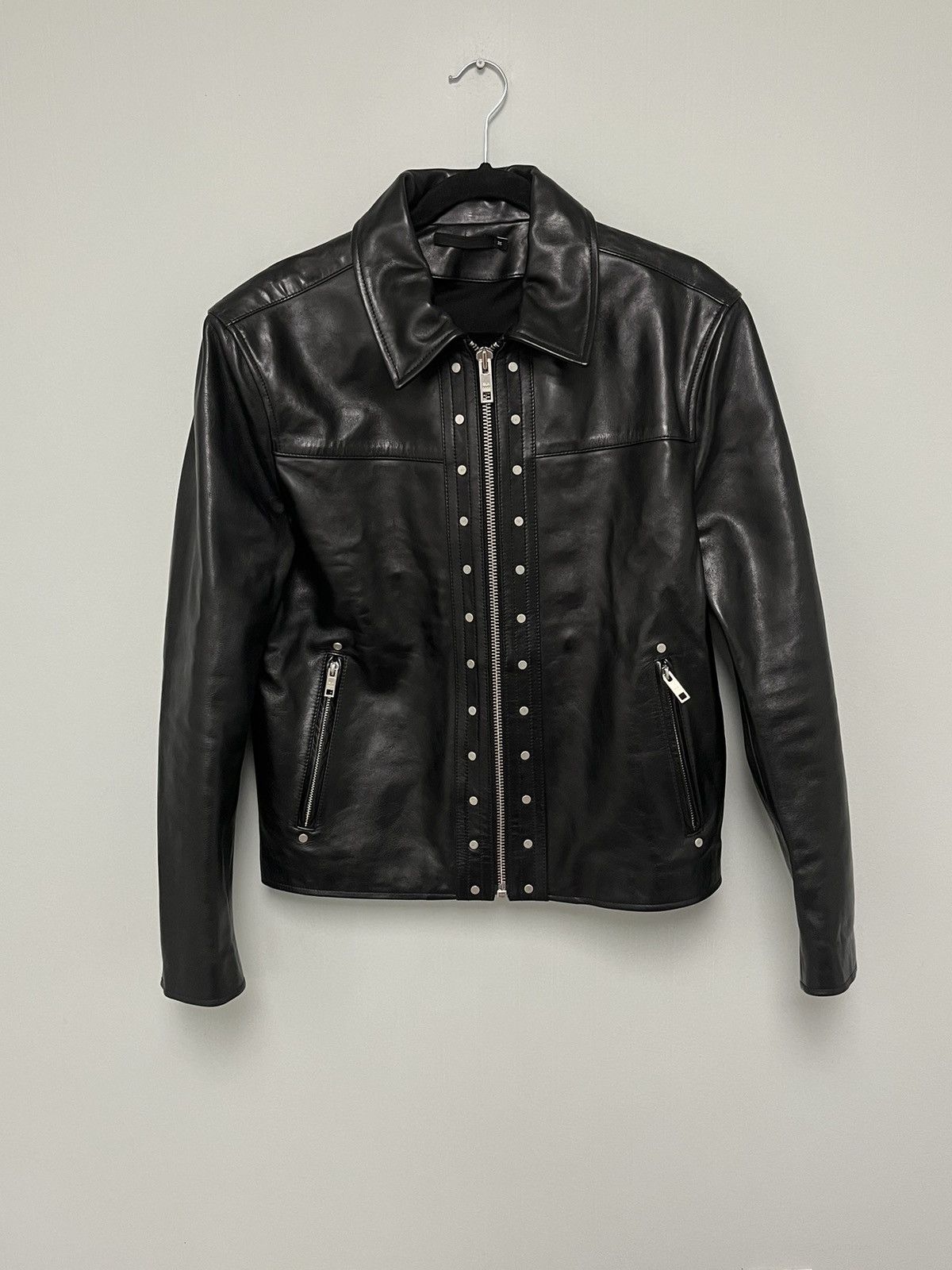 Blk Dnm Studded Leather Jacket. Medium Size US M / EU 48-50 / 2 - 12 Thumbnail