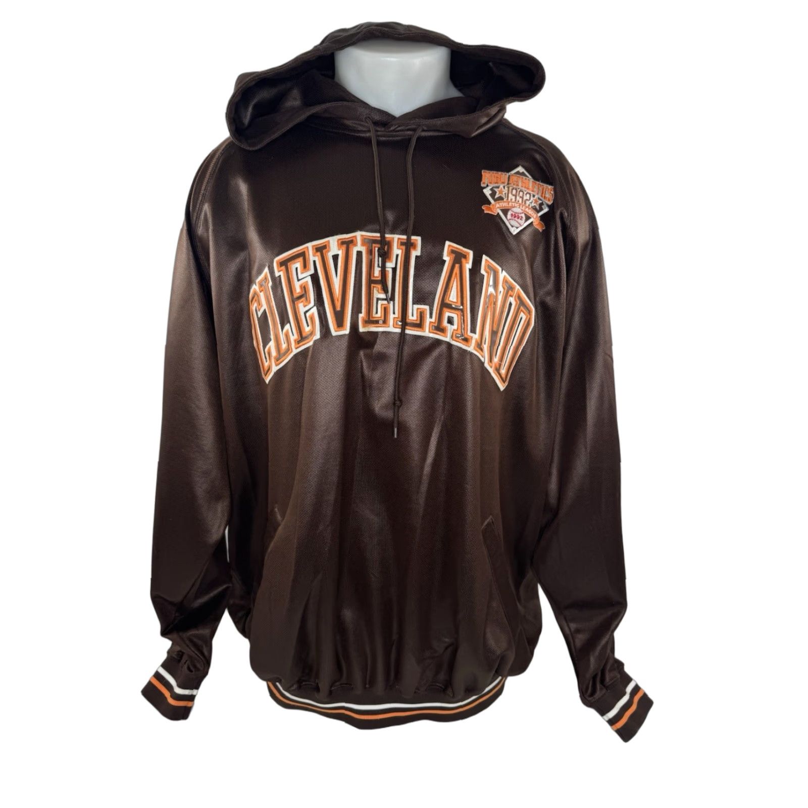 Fubu FUBU Hoodie 2XL 1992 Cleveland Limited Edition Brown Pullover Mens Jacket XS? Size US XXL / EU 58 / 5 - 1 Thumbnail