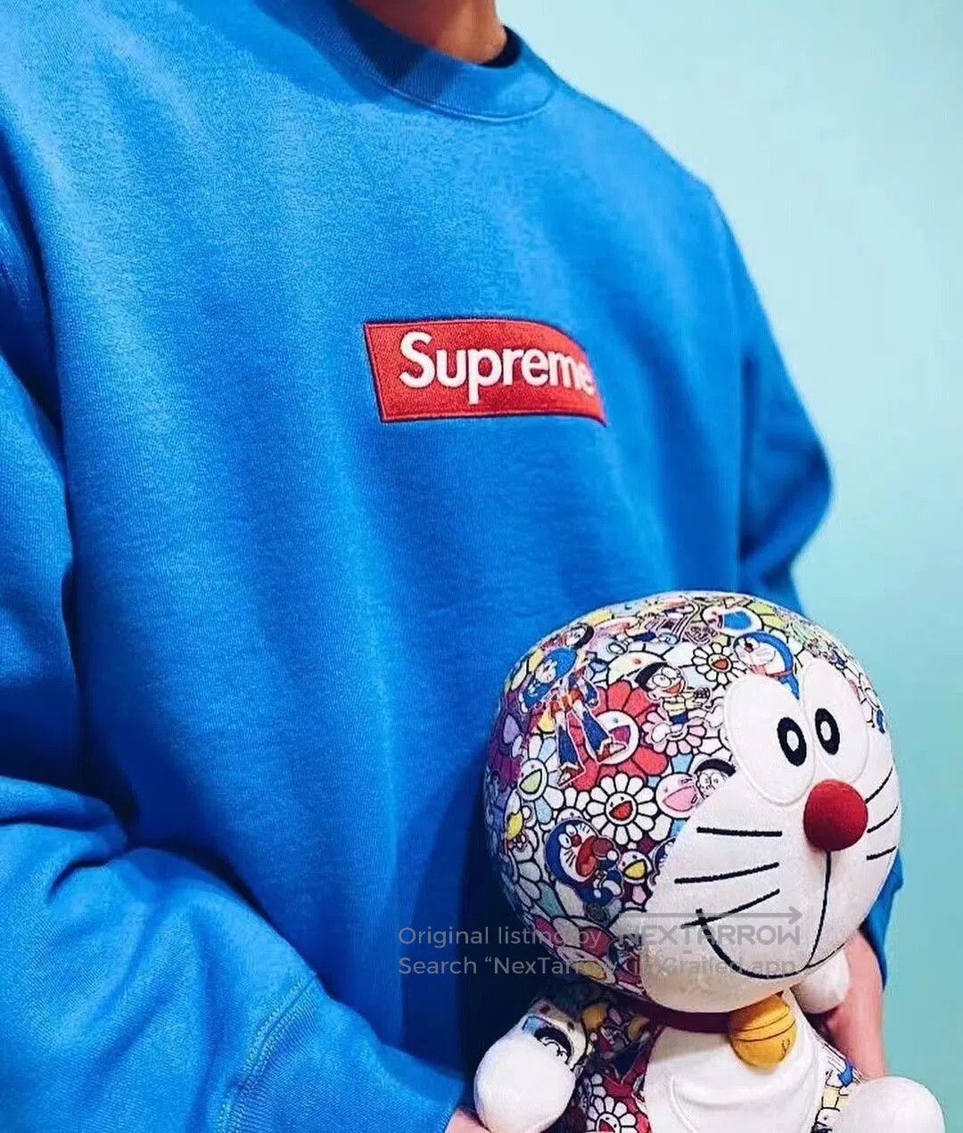 Supreme Supreme Logo Crewneck Sweatshirt and Beanie. Size US M / EU 48-50 / 2 - 4 Thumbnail