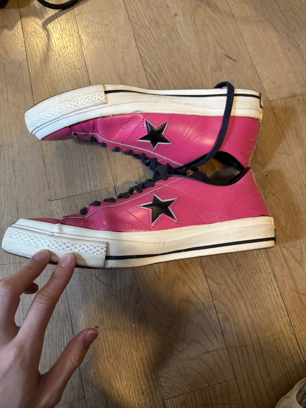 Converse Converse made in the US leather pink sneakers Size US 8 / EU 41 - 3 Thumbnail