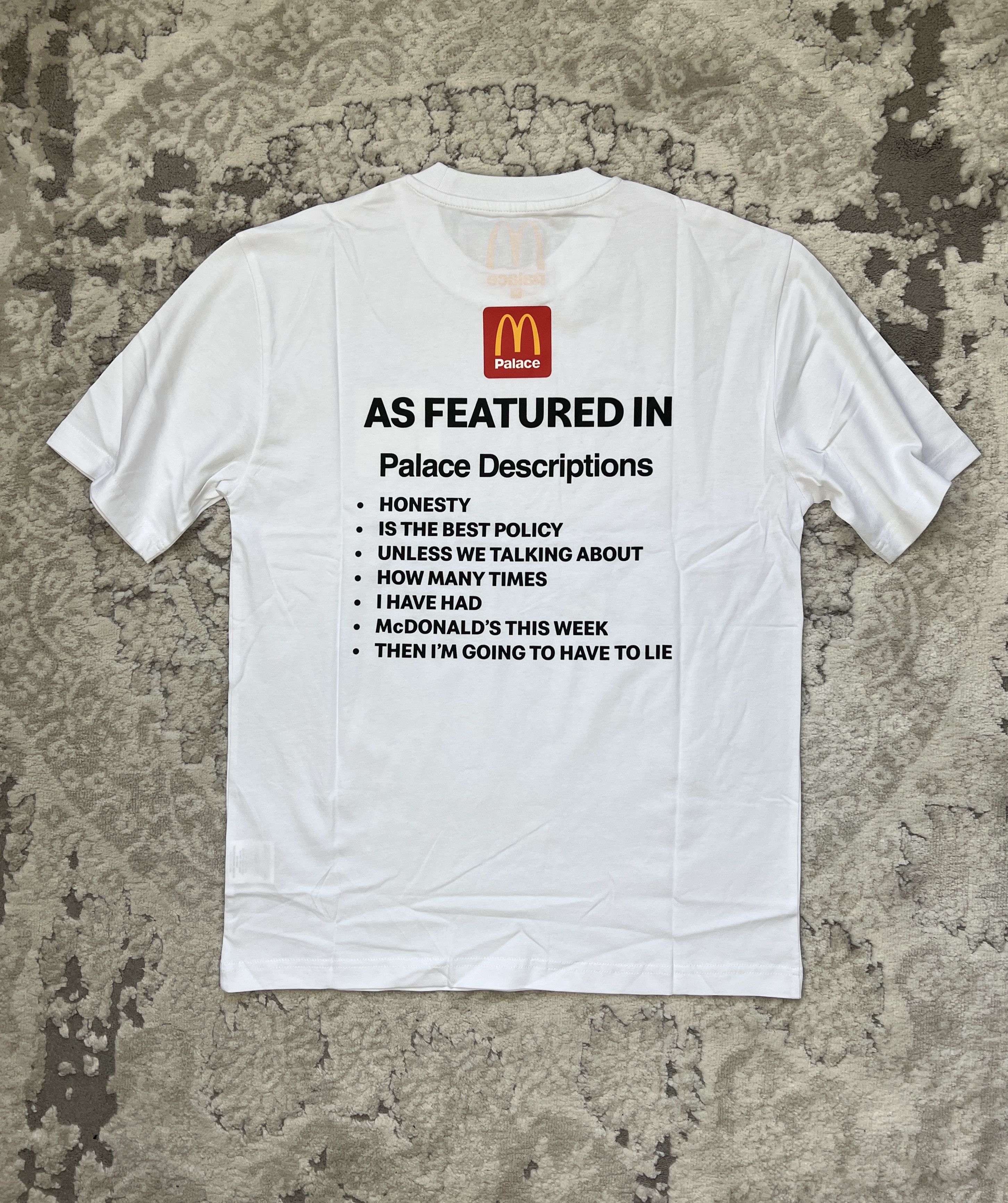 Palace Palace x McDonald’s Description T-Shirt White M Size US M / EU 48-50 / 2 - 7 Thumbnail