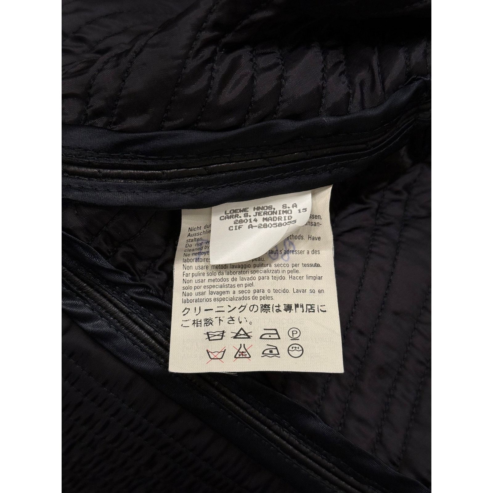 Loewe 1990s Loewe paneled cropped leather jacket Size M / US 6-8 / IT 42-44 - 11 Thumbnail