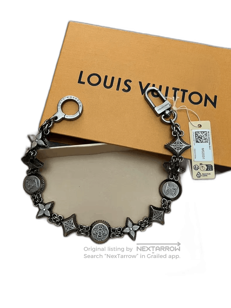 Louis Vuitton Louis Vuitton Vintage Striped Chain Bracelet-yf. Size ONE SIZE - 1 Thumbnail