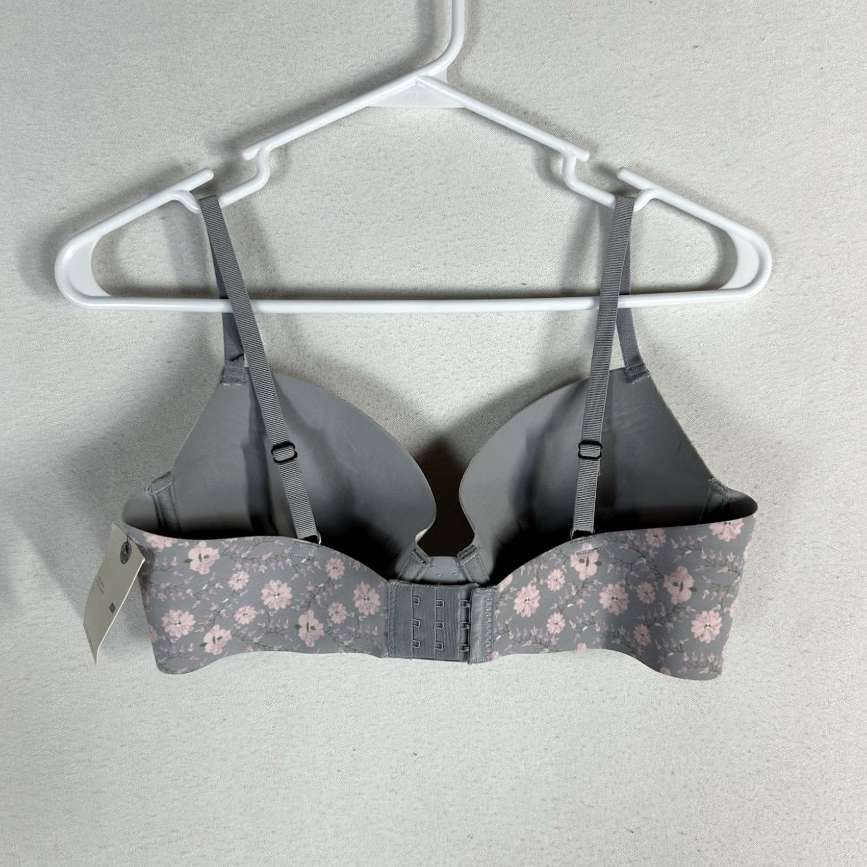 Lucky Brand Lucky Brand Light Lift Demi Underwire Bra 34C Floral Women's Panties Cup Size C Size ONE SIZE - 6 Thumbnail