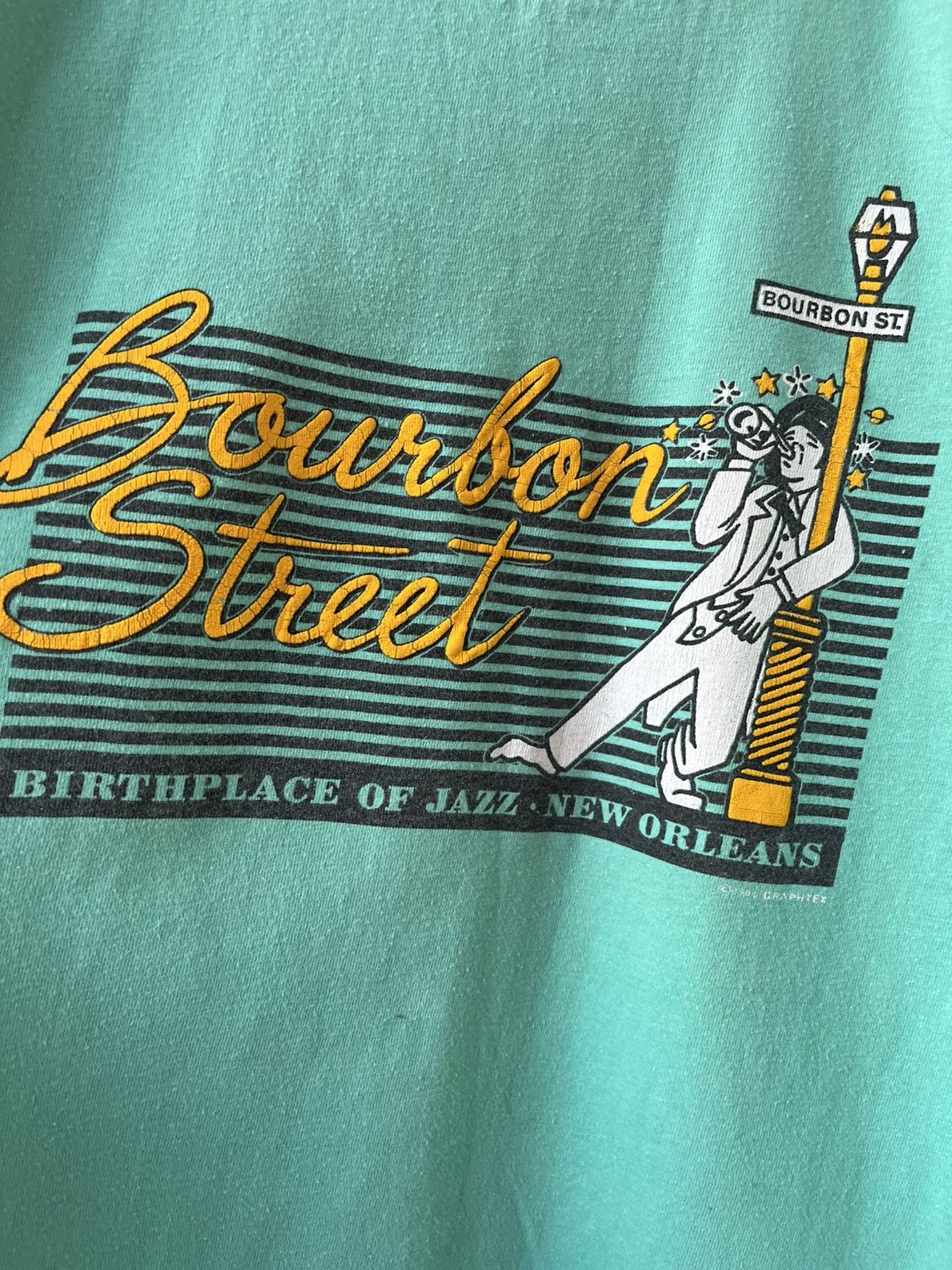 Band Tees Vintage 80’ birthplace of jazz tee shirt Size US L / EU 52-54 / 3 - 2 Thumbnail