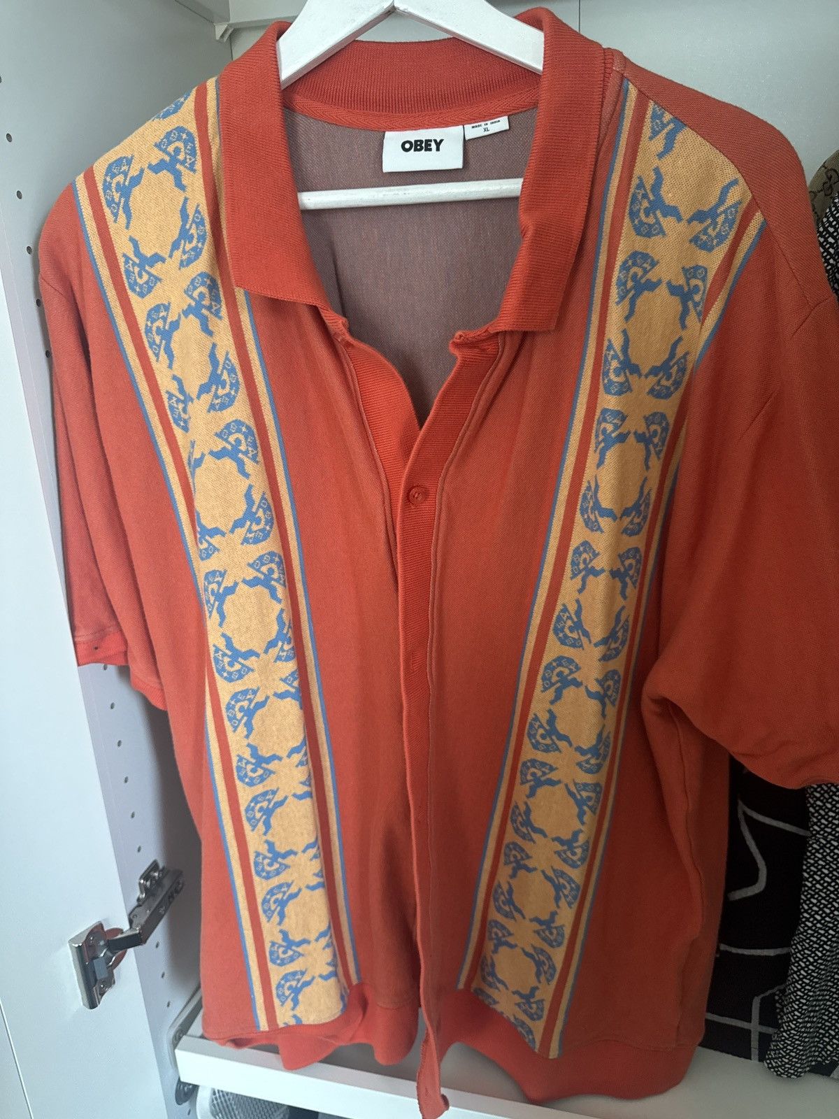 Obey Obey Cotton Button Up Size US XL / EU 56 / 4 - 1 Thumbnail